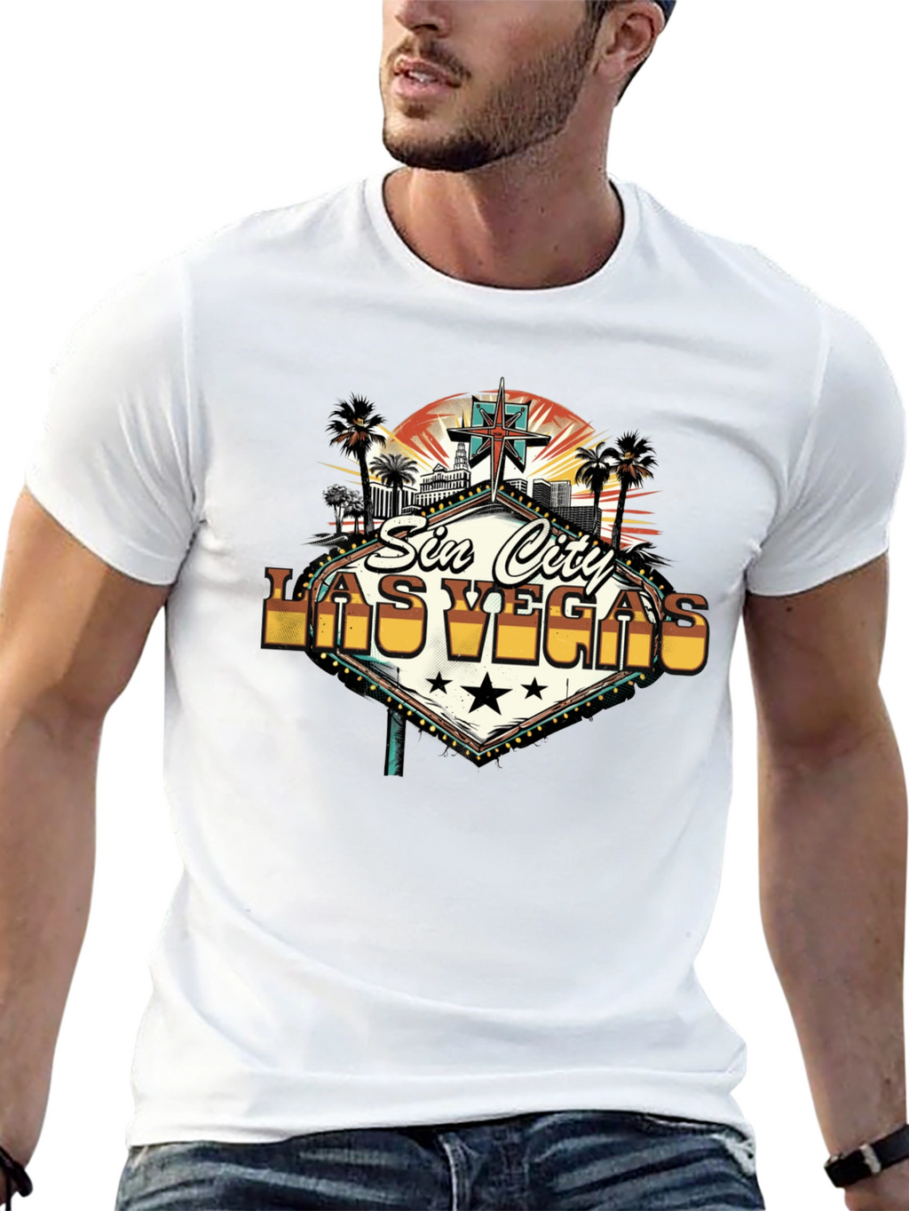 Sin City Las Vegas Graphic Tee