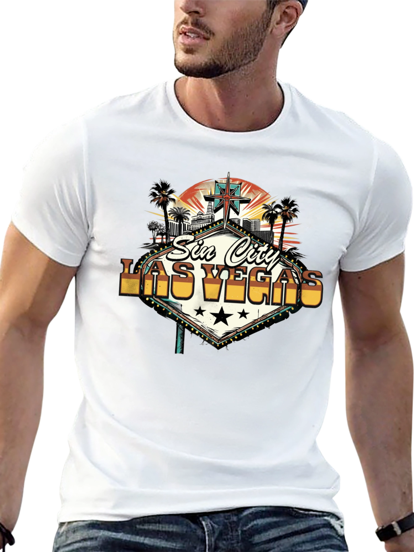 Sin City Las Vegas Graphic Tee