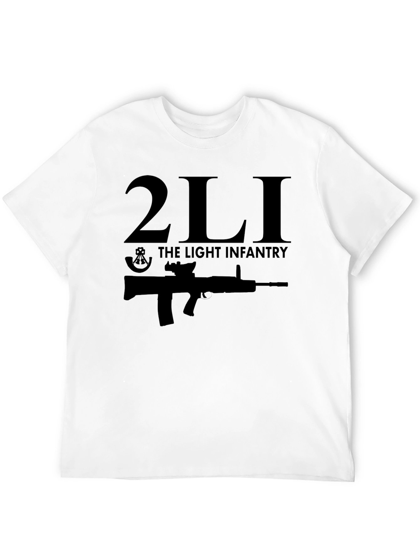 2LI The Light Infantry Black T-Shirt