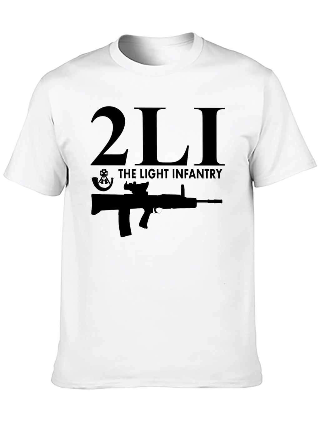 2LI The Light Infantry Black T-Shirt