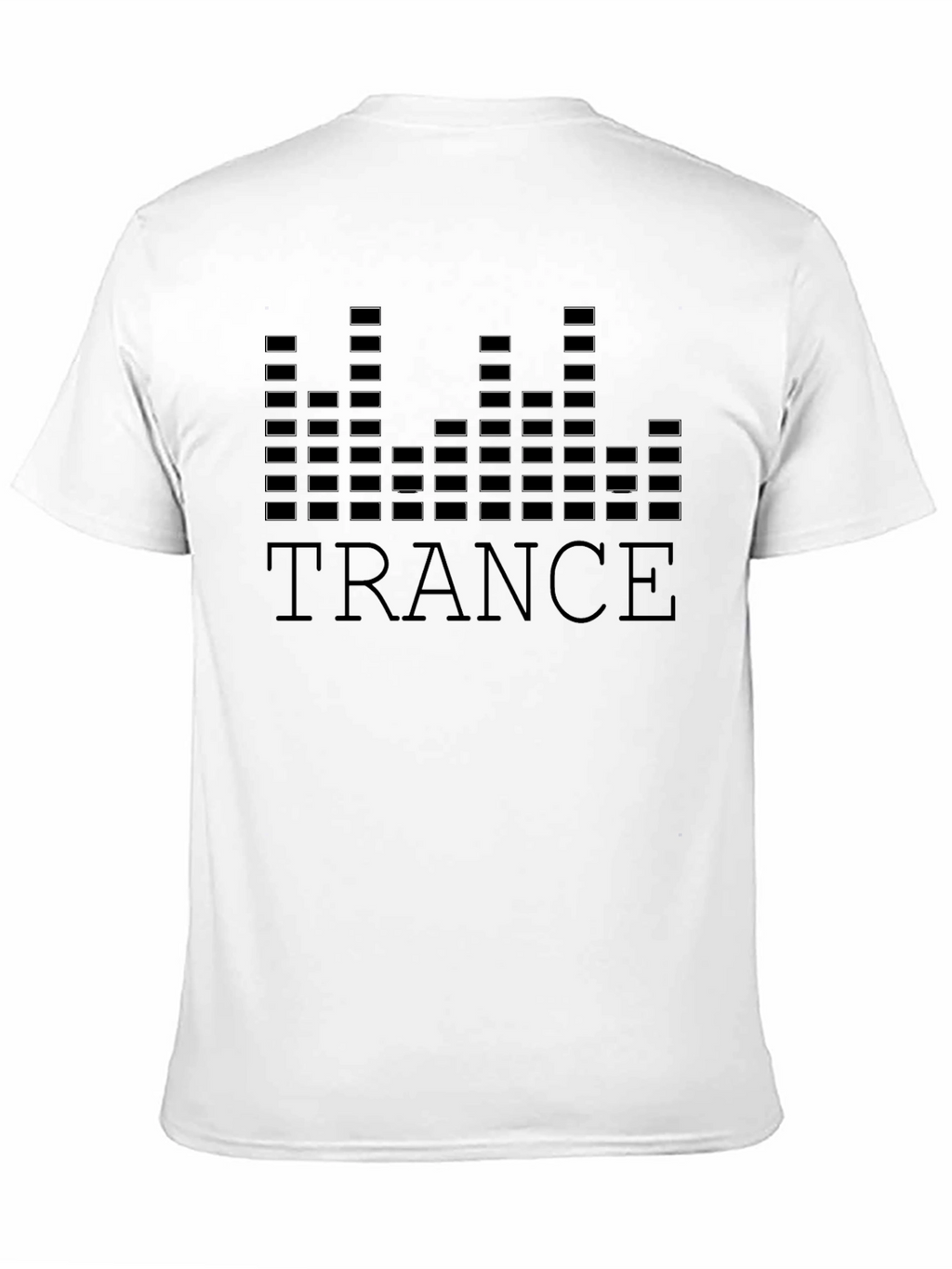 Trance Music Graphic Tee - Black Cotton Blend