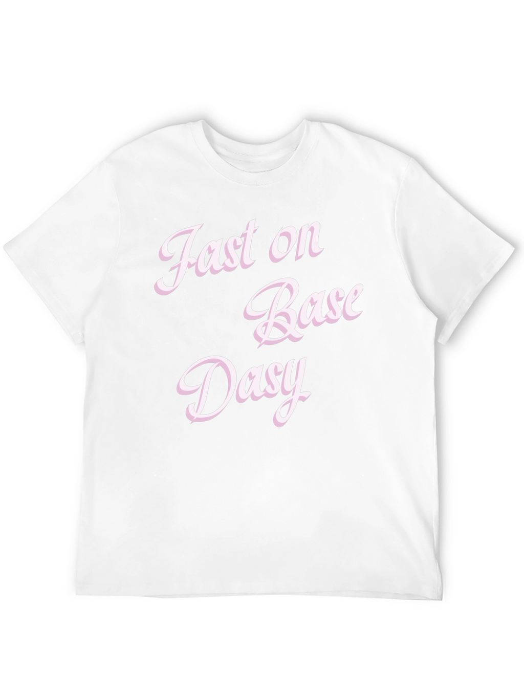 Fast on Base Daisy Black Graphic Tee