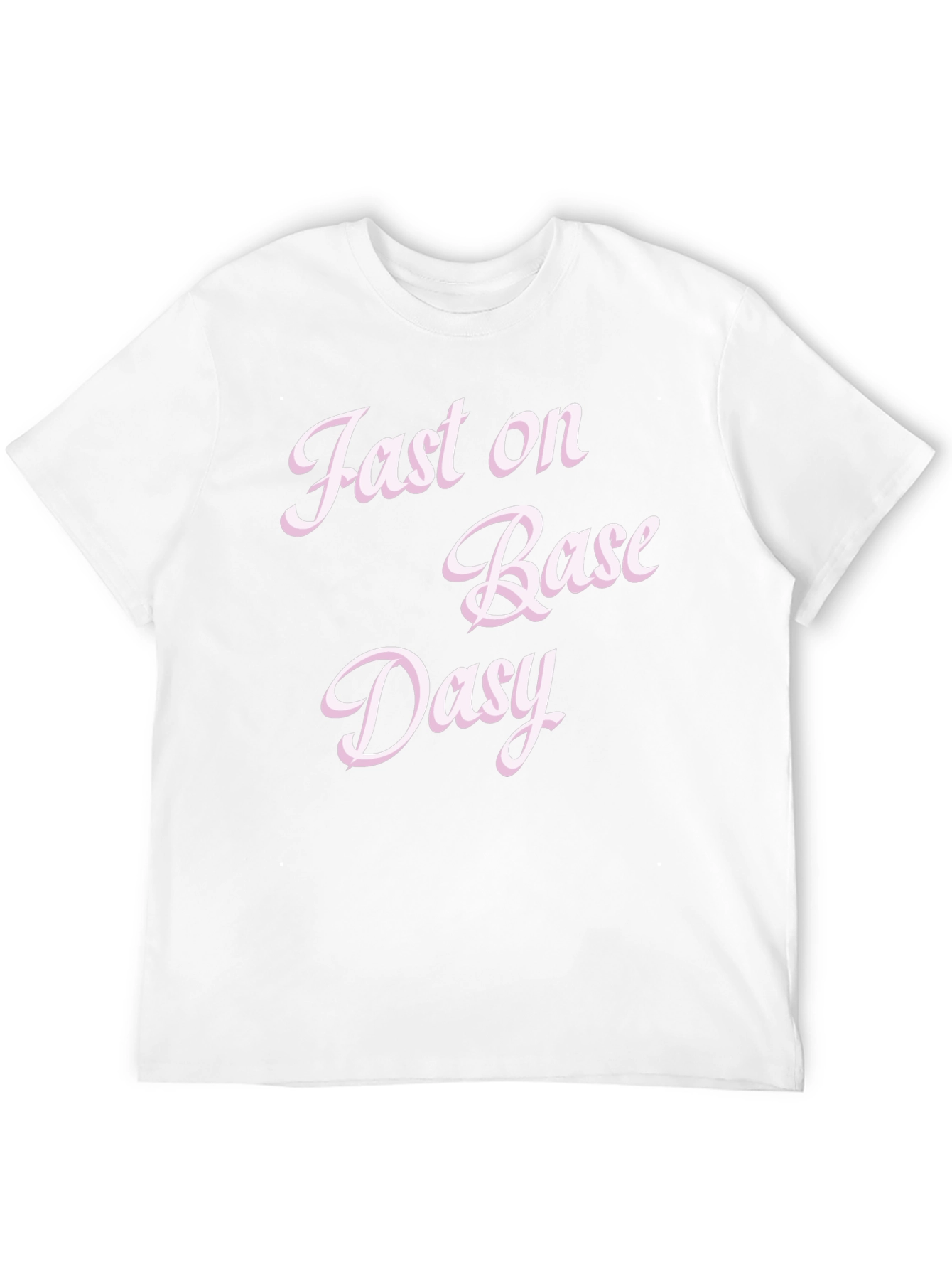 Fast on Base Daisy Black Graphic Tee