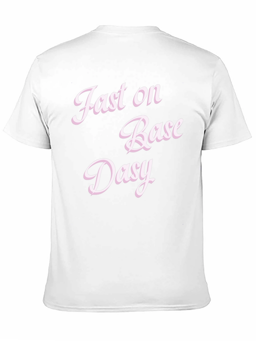 Fast on Base Daisy Black Graphic Tee