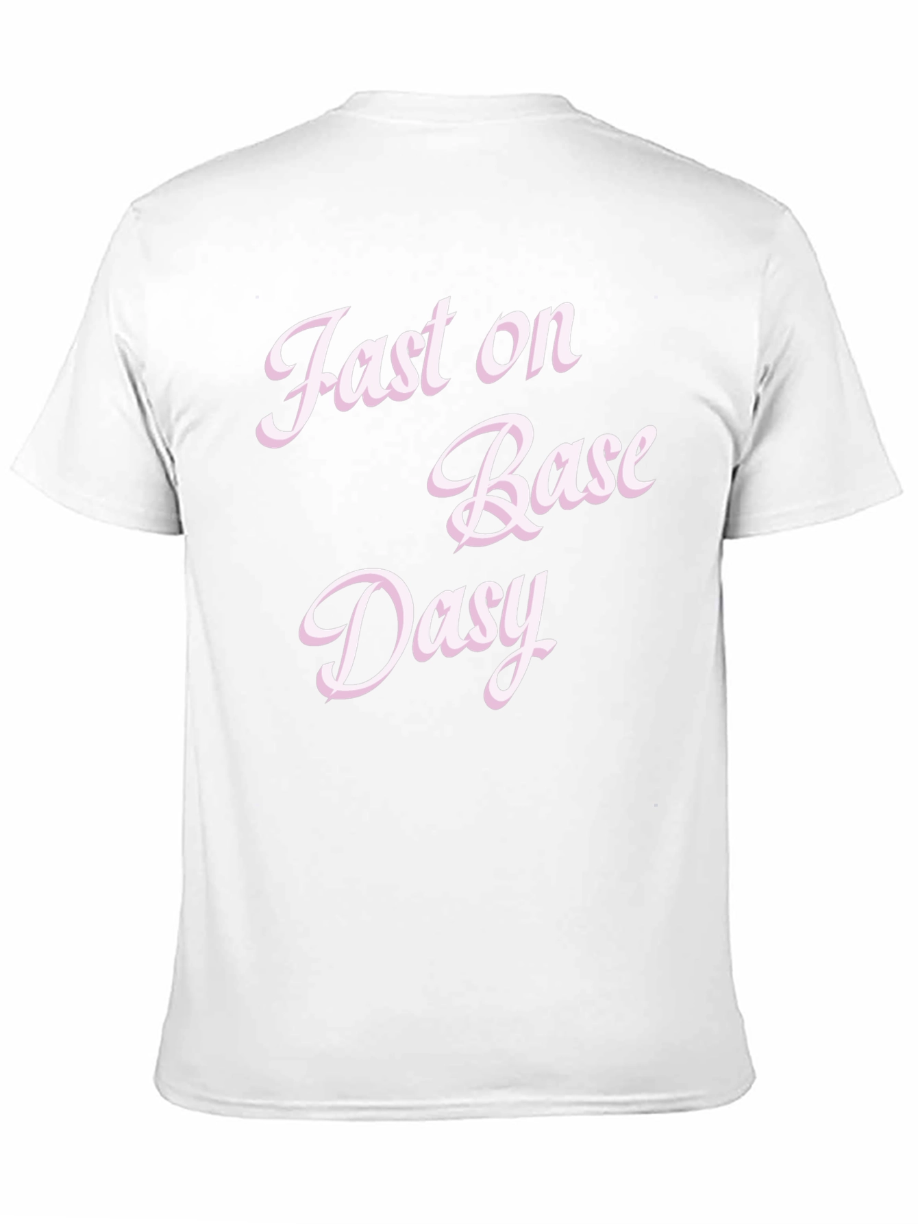 Fast on Base Daisy Black Graphic Tee