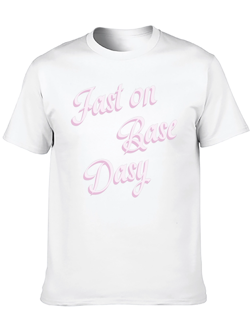 Fast on Base Daisy Black Graphic Tee