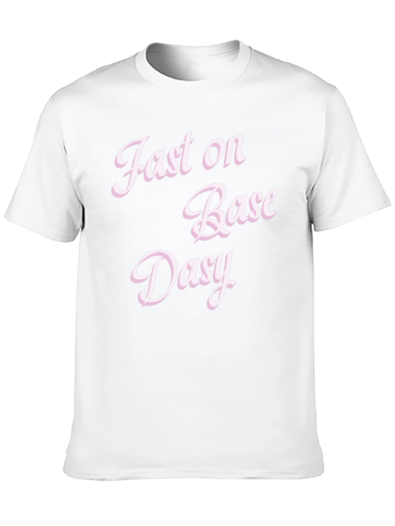 Fast on Base Daisy Black Graphic Tee