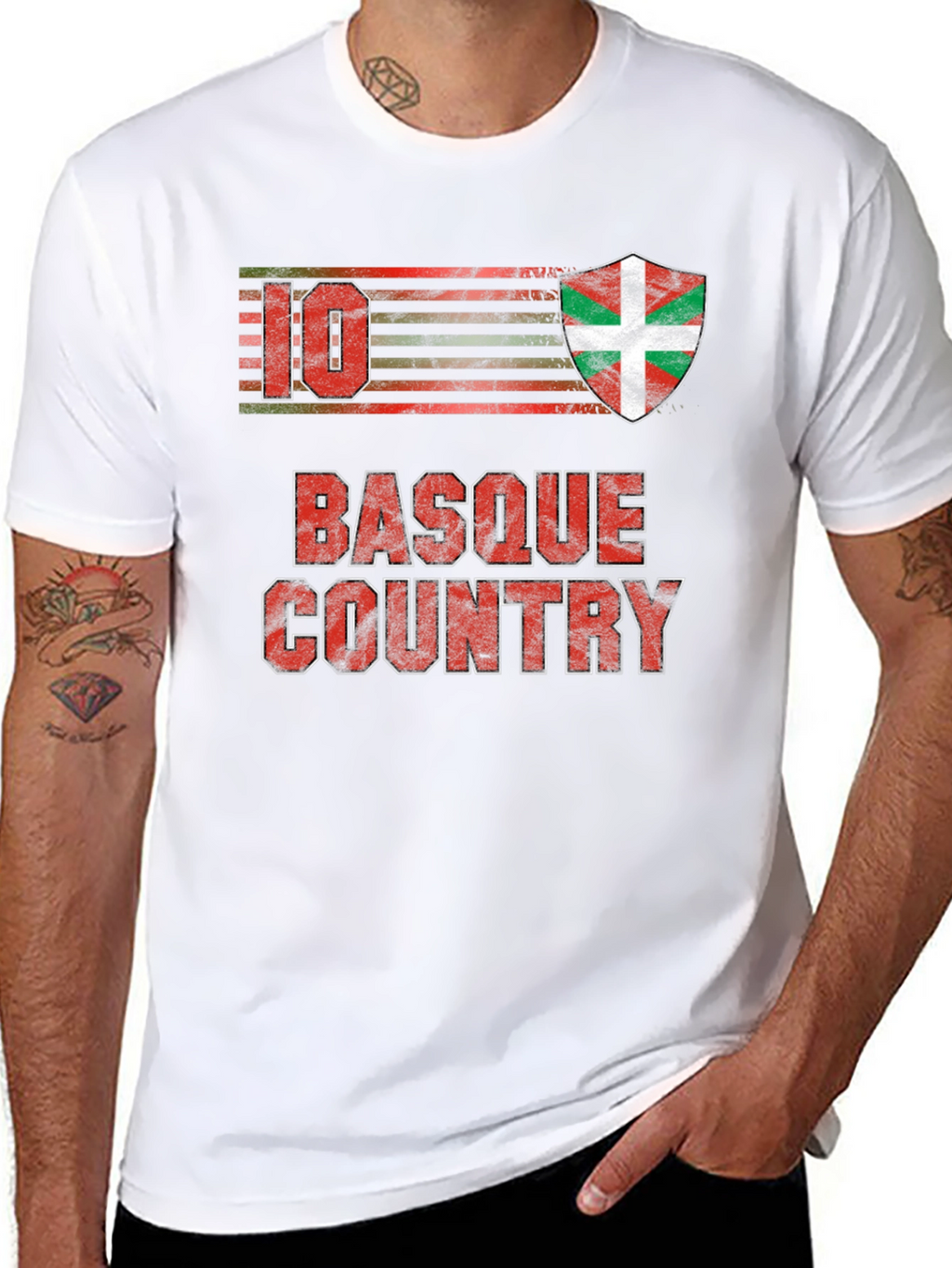 Basque Country T-Shirt - Number 10 Pride