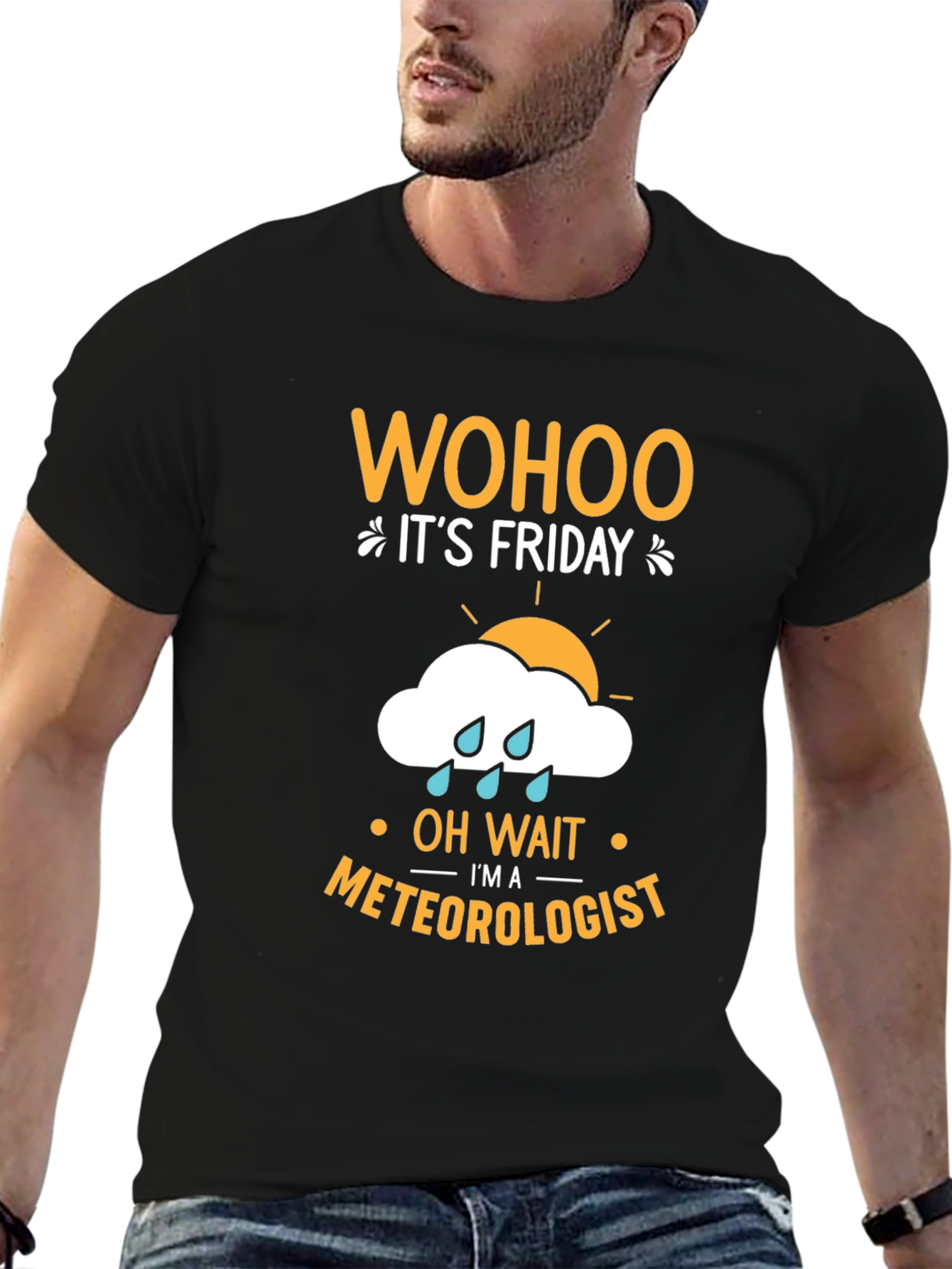 Wohoo Its Friday Meteorologist T-Shirt
