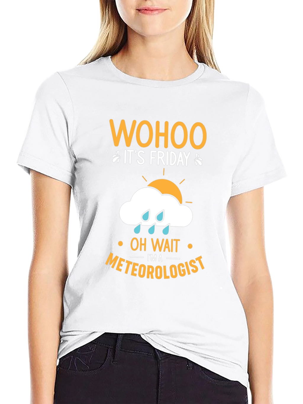 Wohoo Its Friday Meteorologist T-Shirt