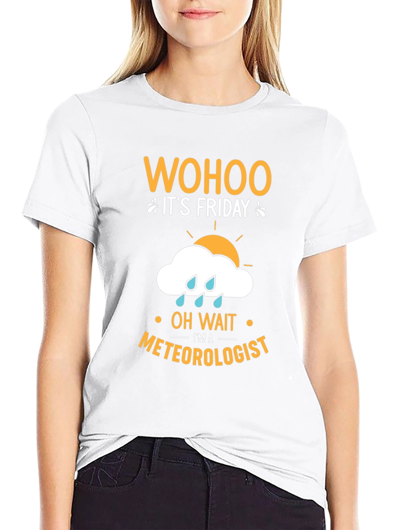 Wohoo Its Friday Meteorologist T-Shirt