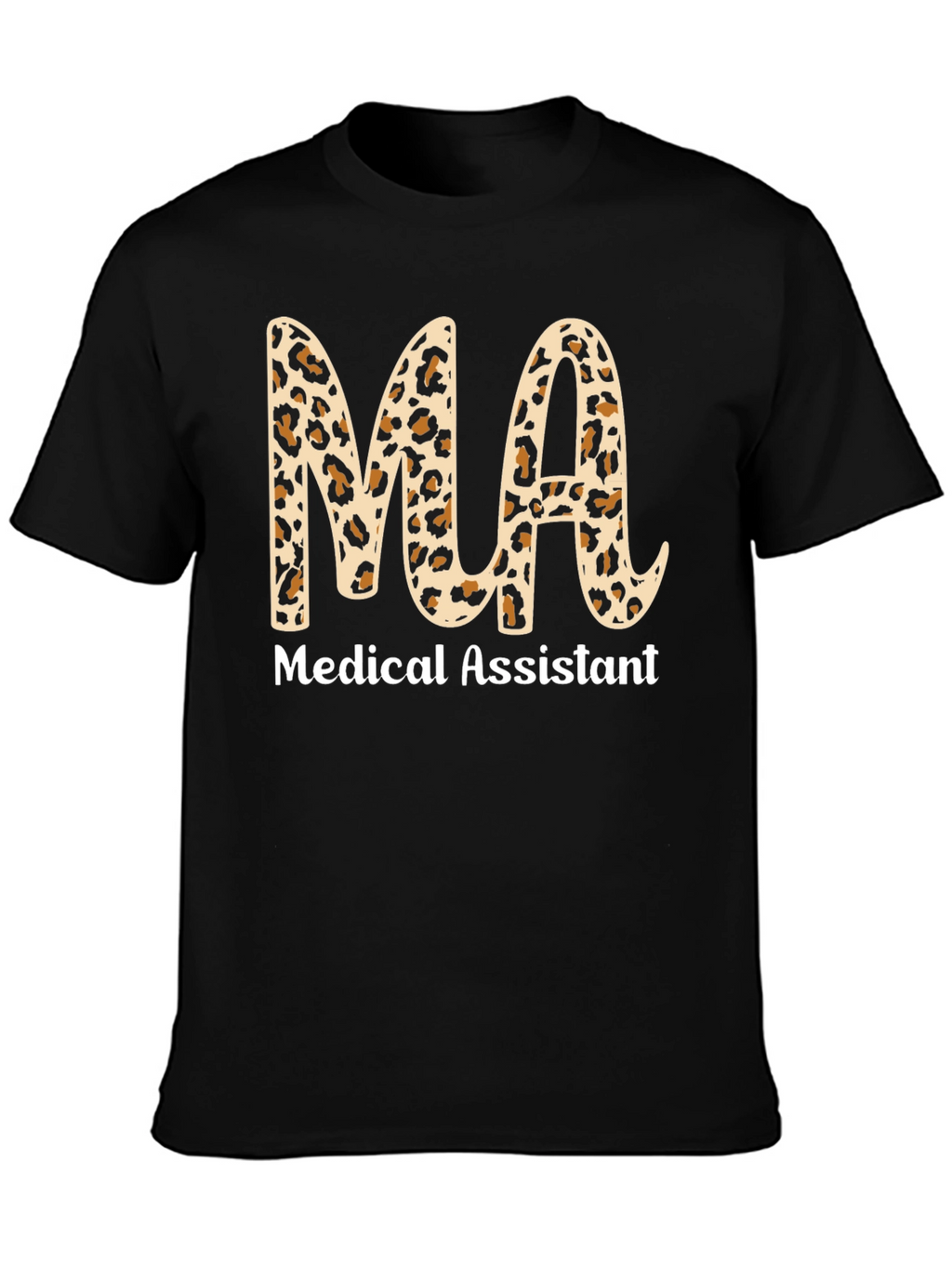 Medical Assistant Leopard Print T-Shirt