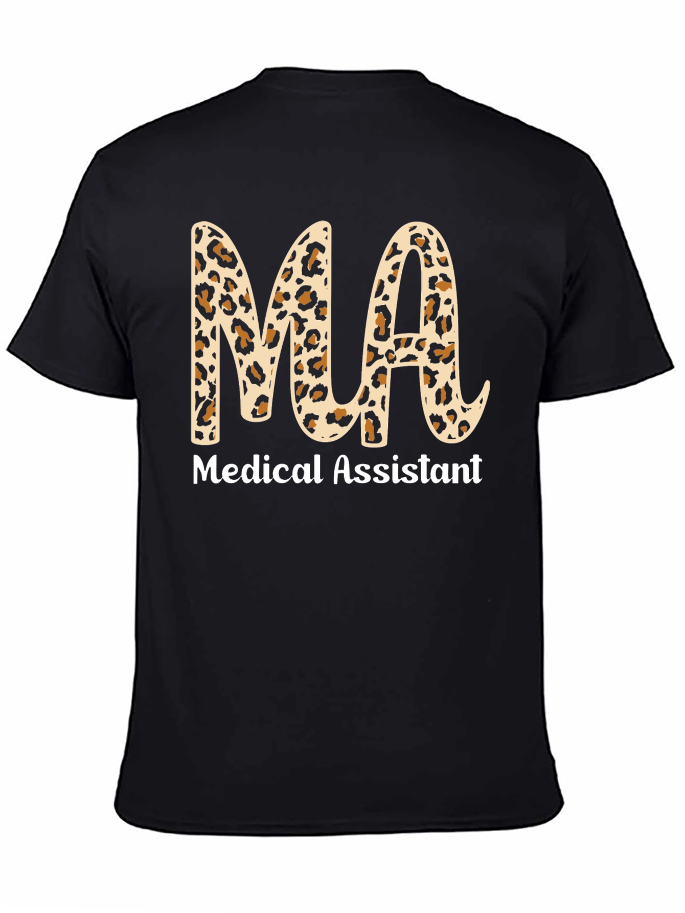 Medical Assistant Leopard Print T-Shirt