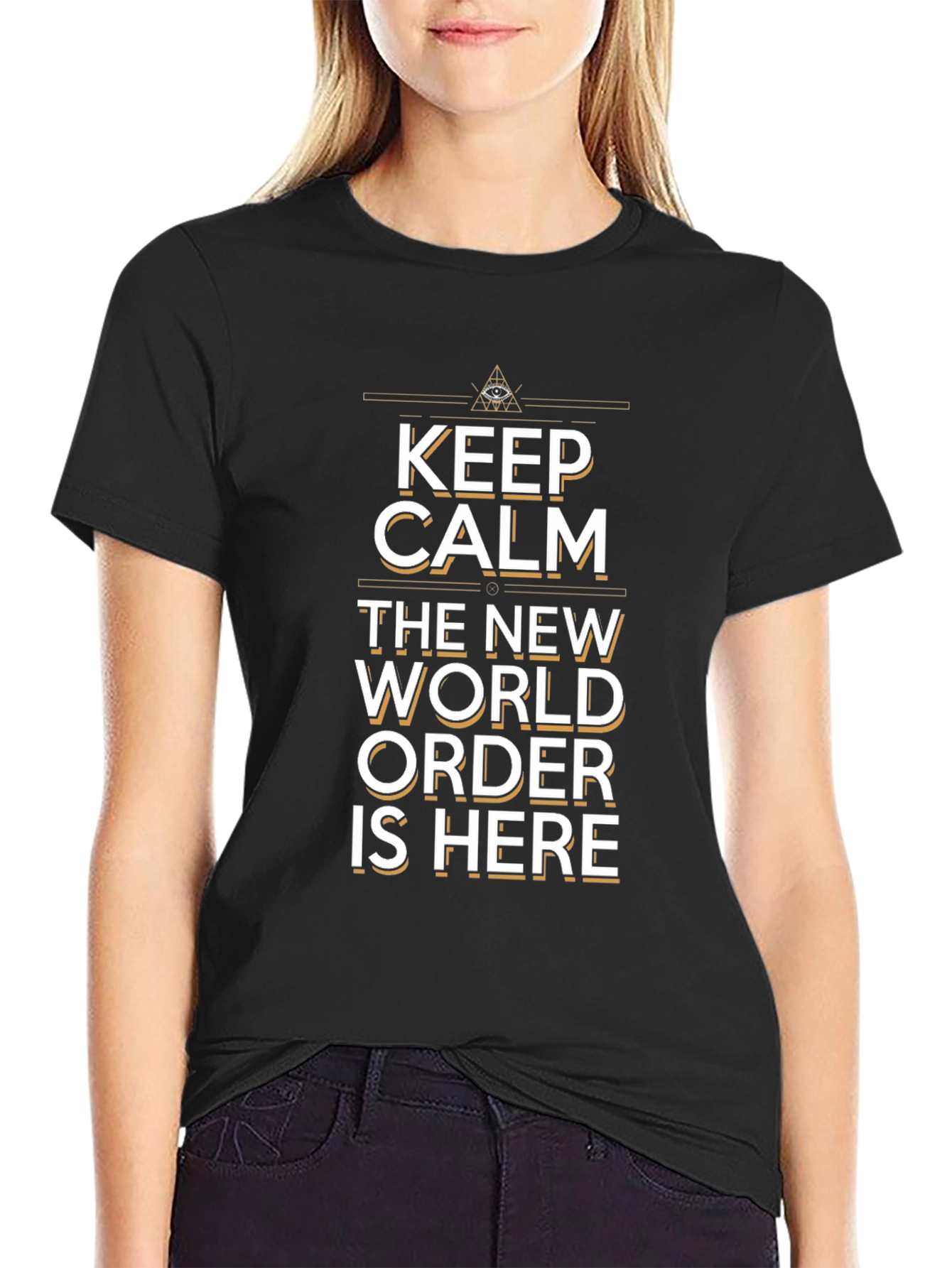 Keep Calm New World Order T-Shirt Conspiracy