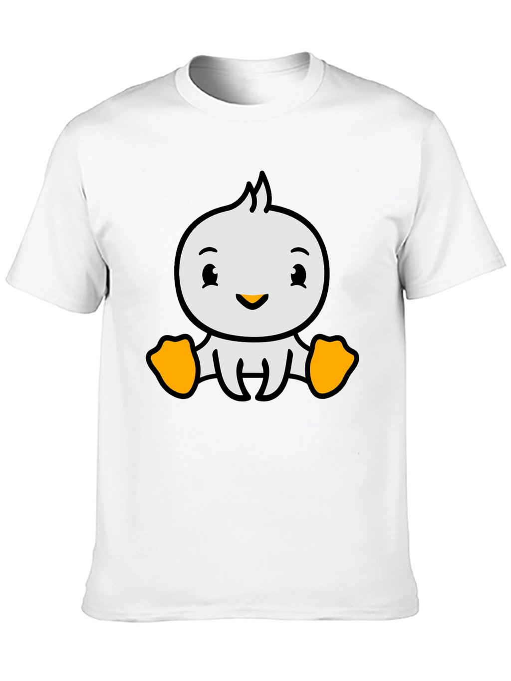Cute Cartoon Duckling Graphic T-Shirt