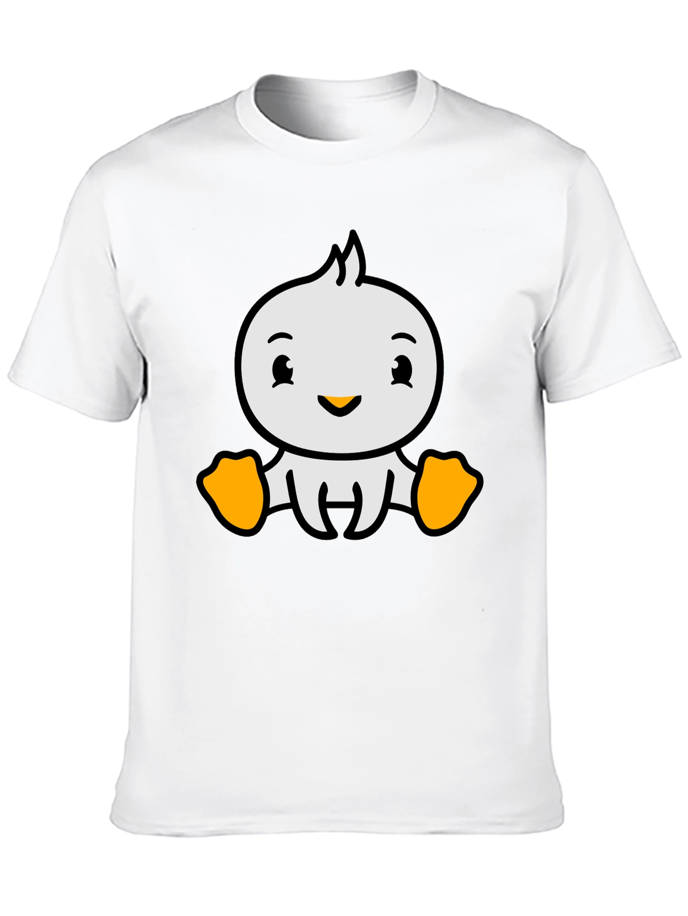 Cute Cartoon Duckling Graphic T-Shirt
