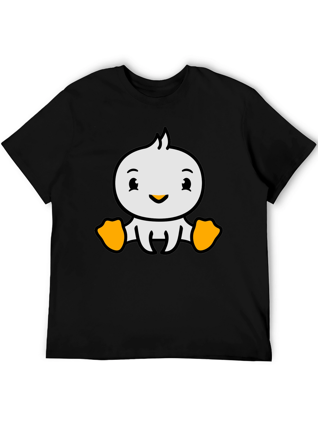 Cute Cartoon Duckling Graphic T-Shirt
