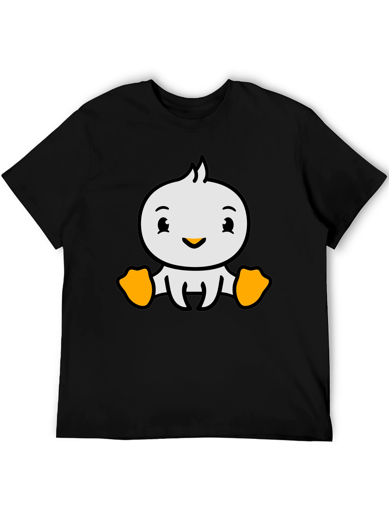 Cute Cartoon Duckling Graphic T-Shirt