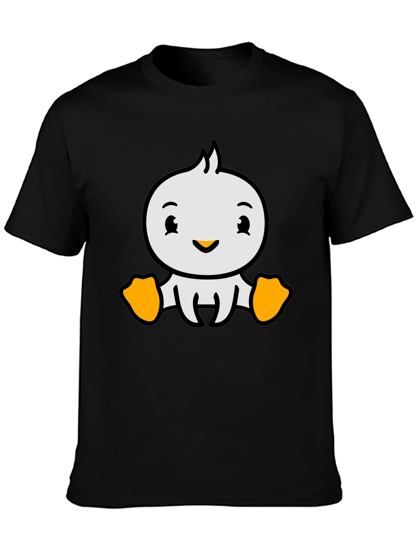 Cute Cartoon Duckling Graphic T-Shirt