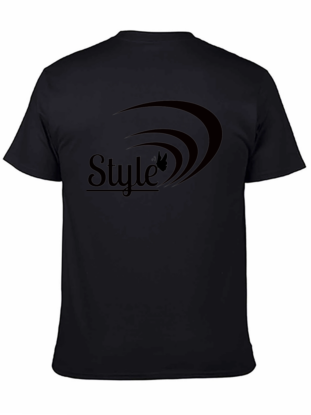 Stylish Black Tee with Unique Graphic