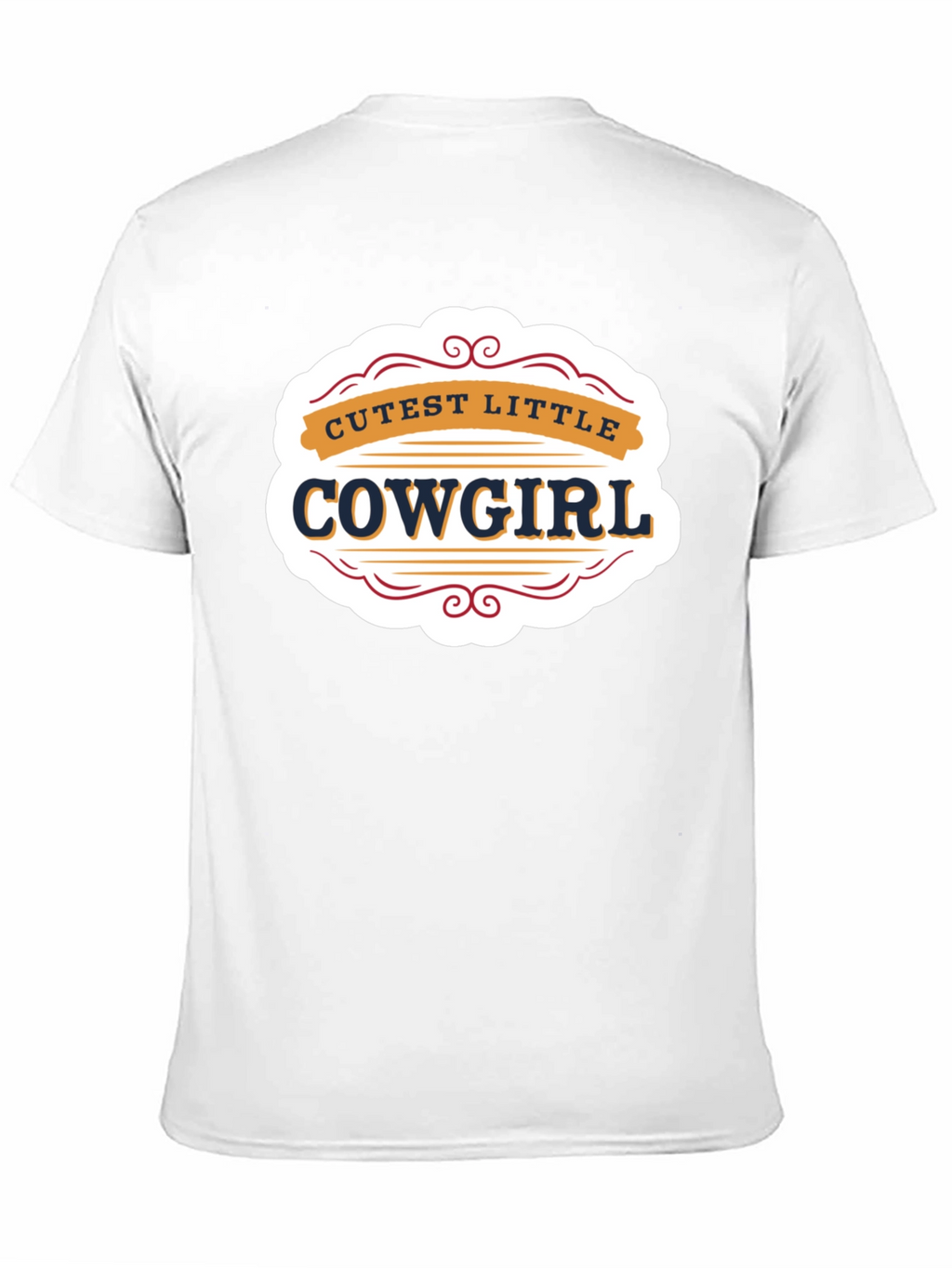 Cutest Little Cowgirl Black T-Shirt