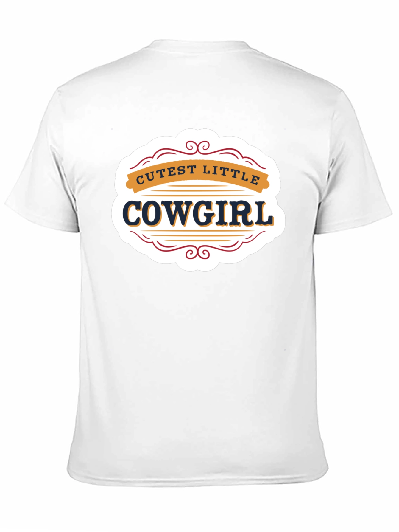 Cutest Little Cowgirl Black T-Shirt