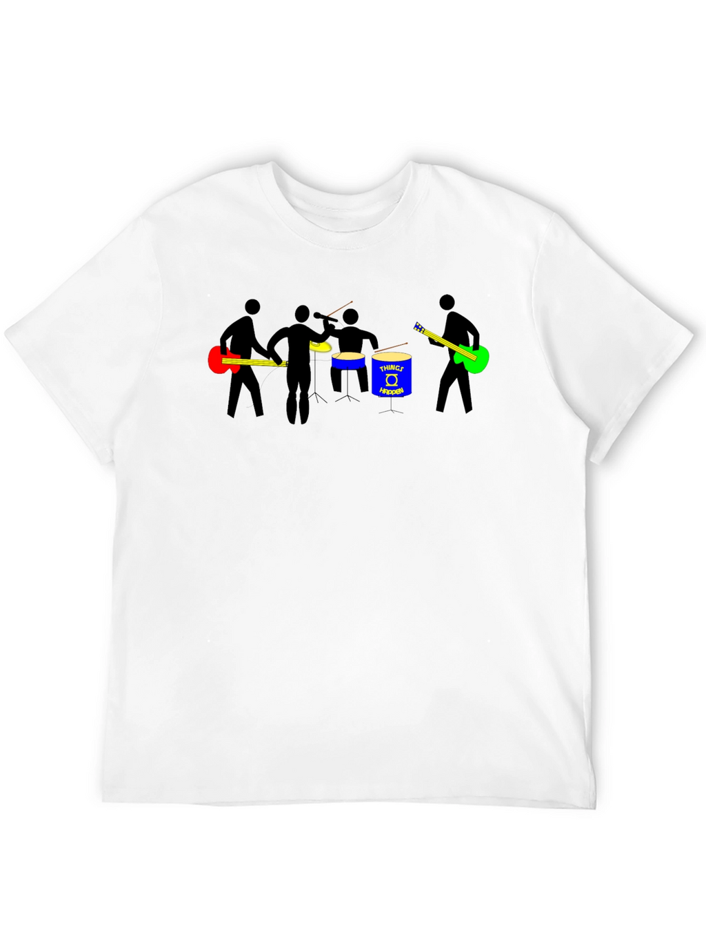 Band Graphic T-Shirt - Black Cotton Tee