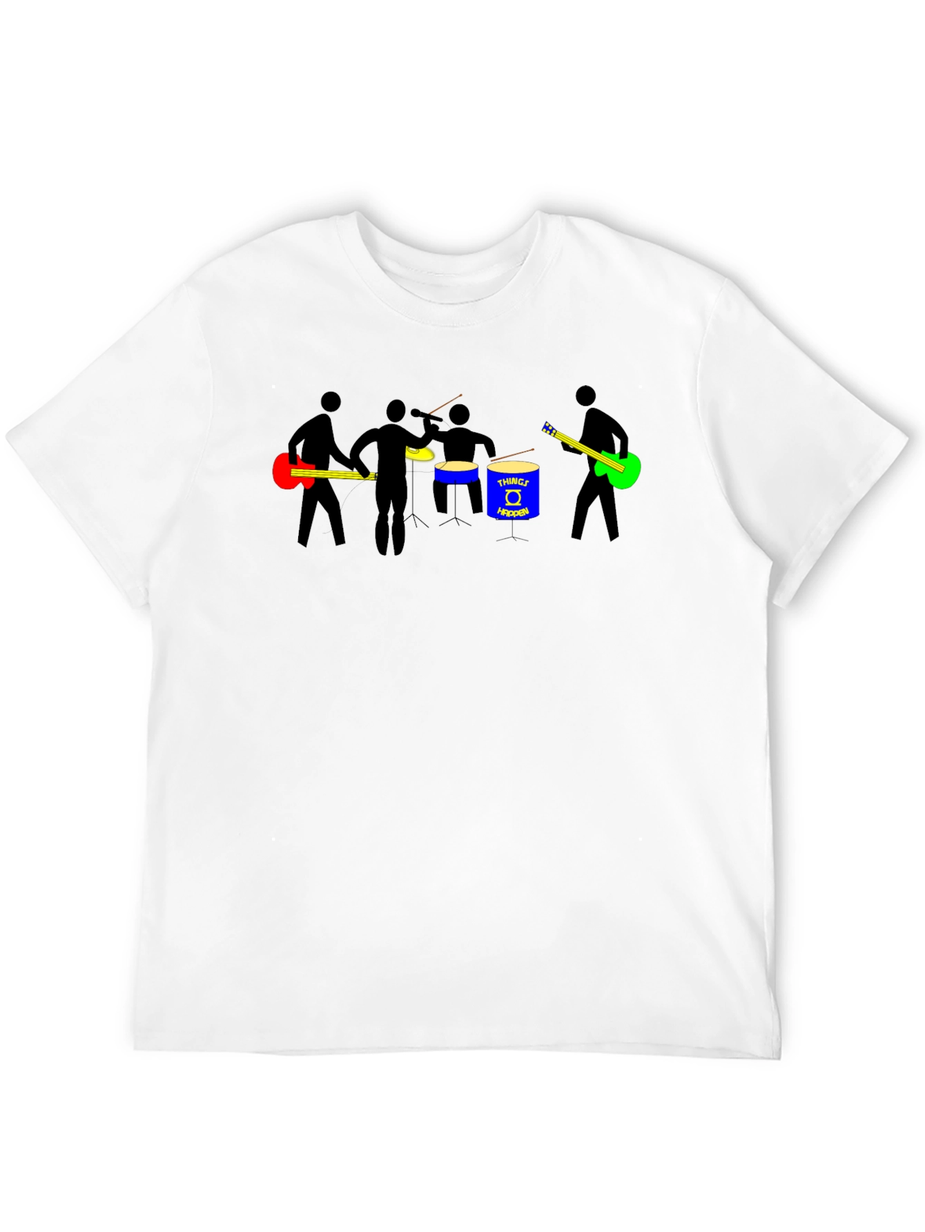 Band Graphic T-Shirt - Black Cotton Tee