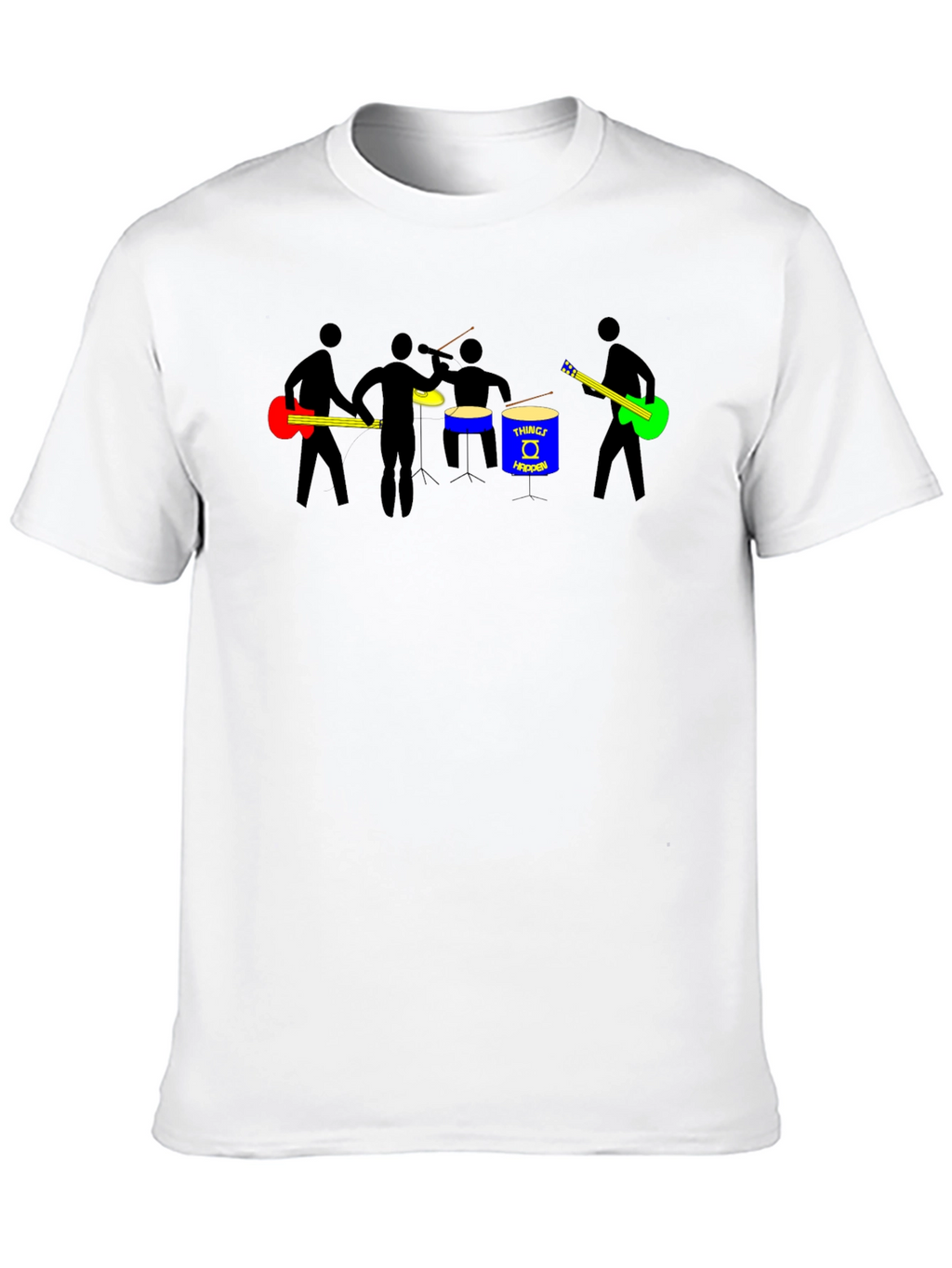 Band Graphic T-Shirt - Black Cotton Tee