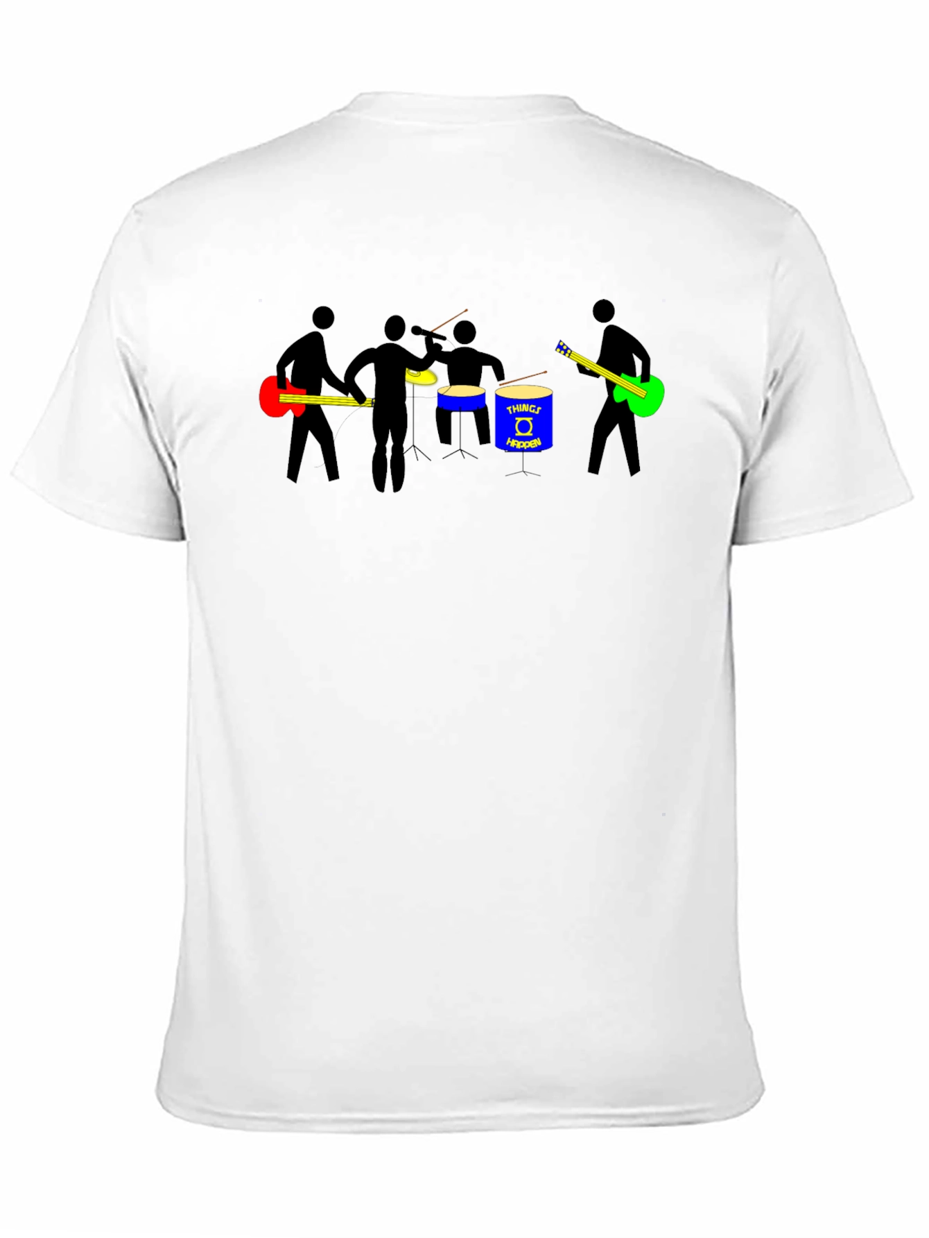 Band Graphic T-Shirt - Black Cotton Tee