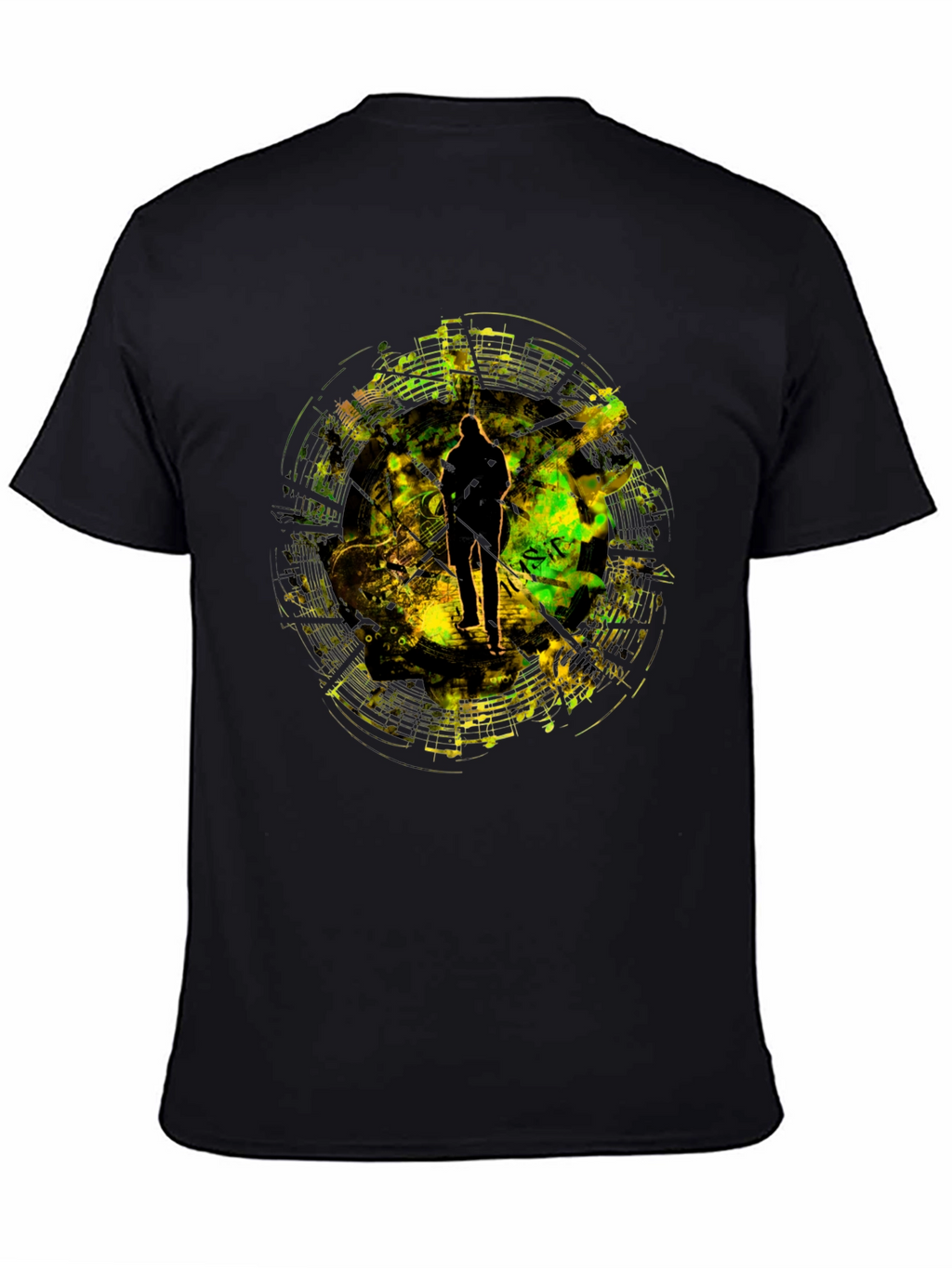 Abstract Silhouette Graphic T-Shirt
