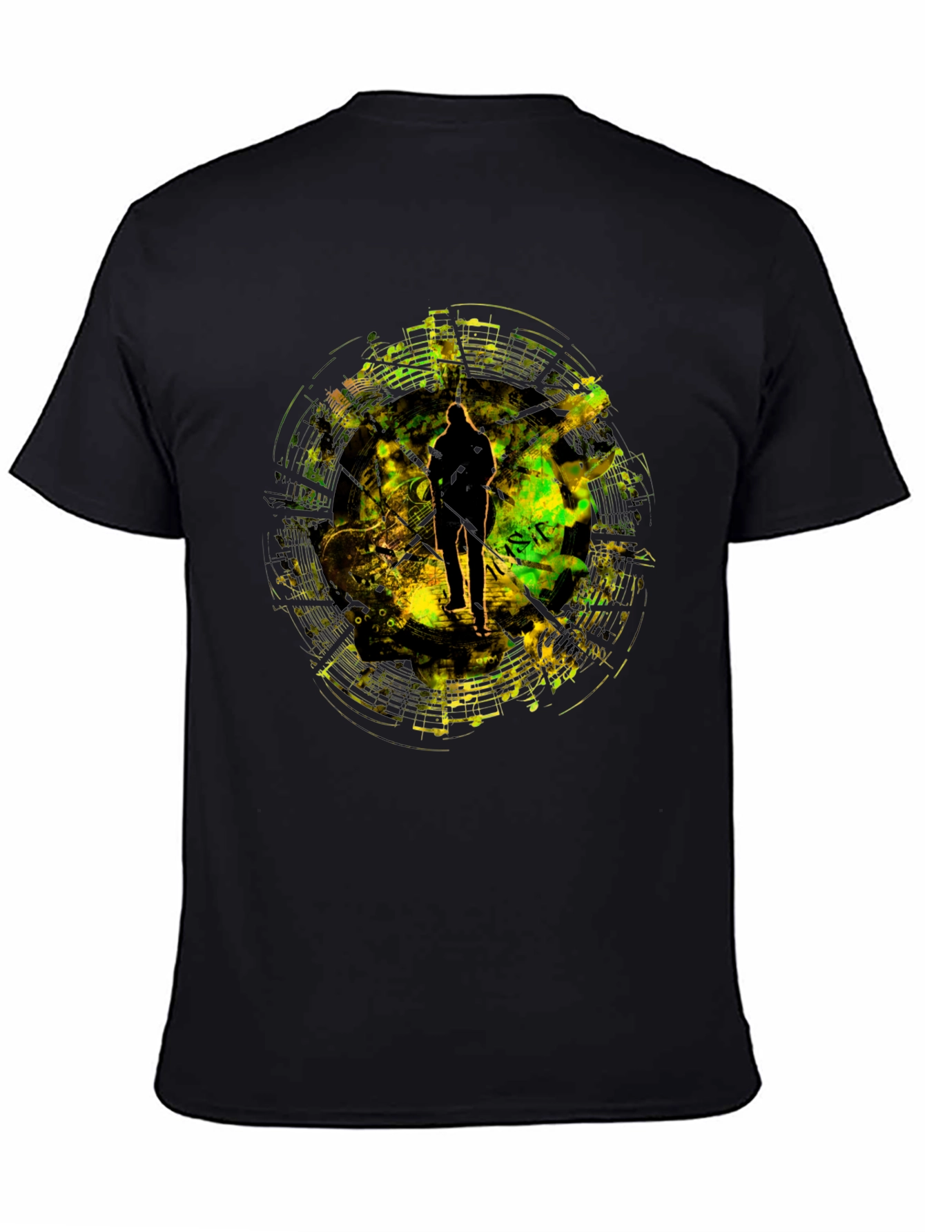 Abstract Silhouette Graphic T-Shirt