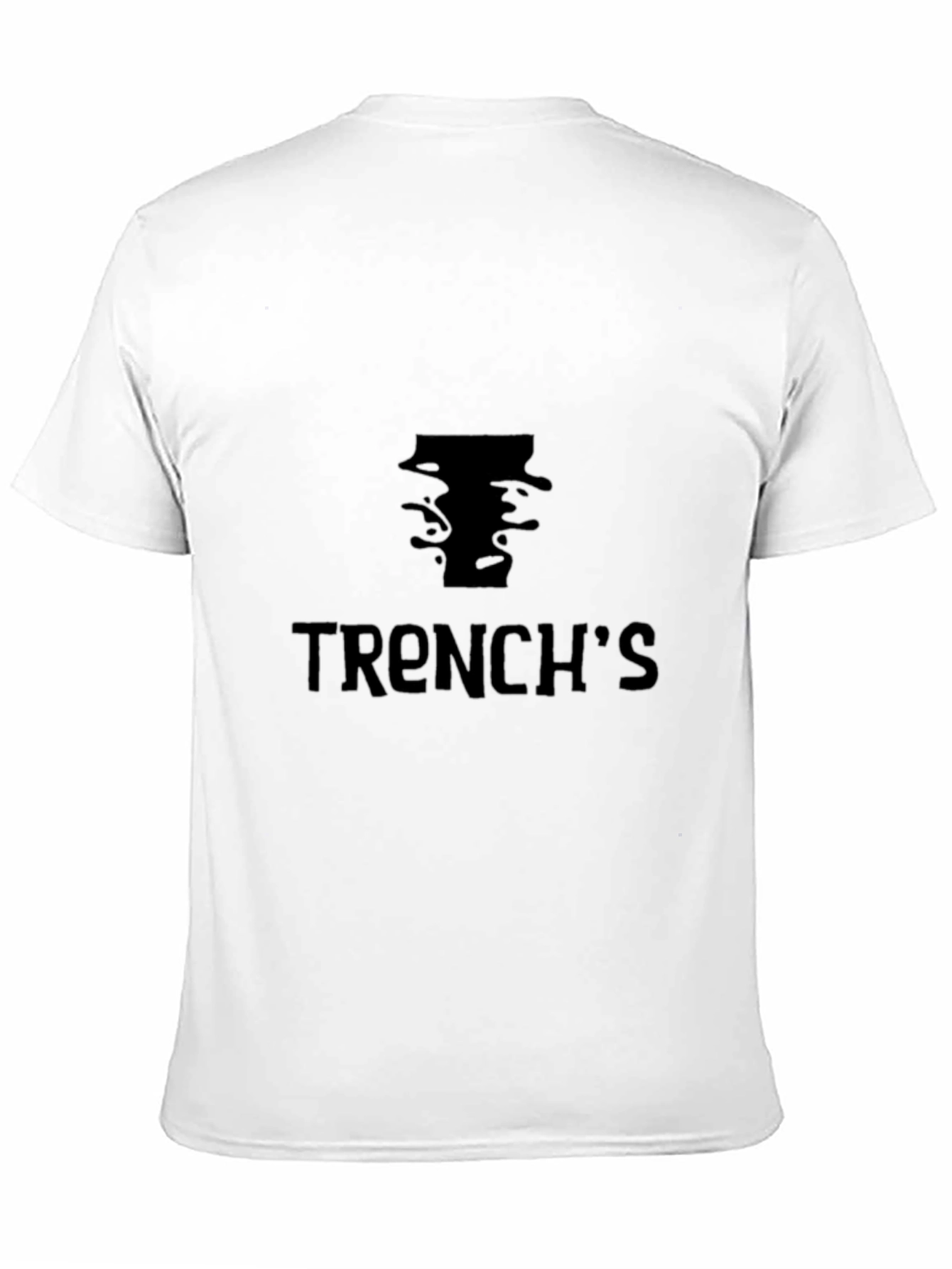 Trenchs Black Graphic T-Shirt - Casual Style