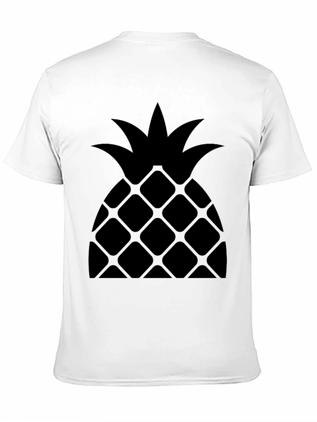 Pineapple Graphic Tee - Stylish Black T-Shirt