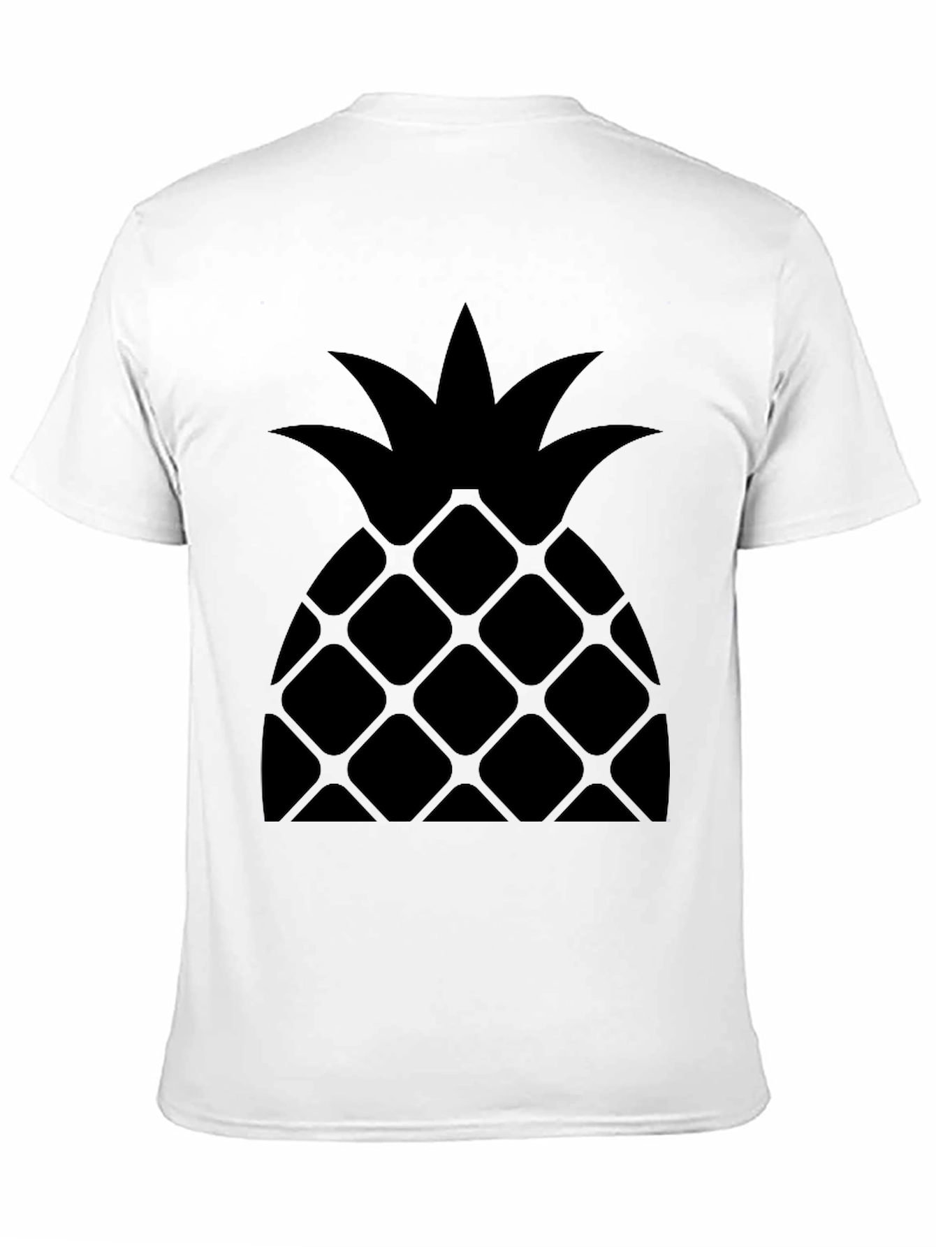 Pineapple Graphic Tee - Stylish Black T-Shirt