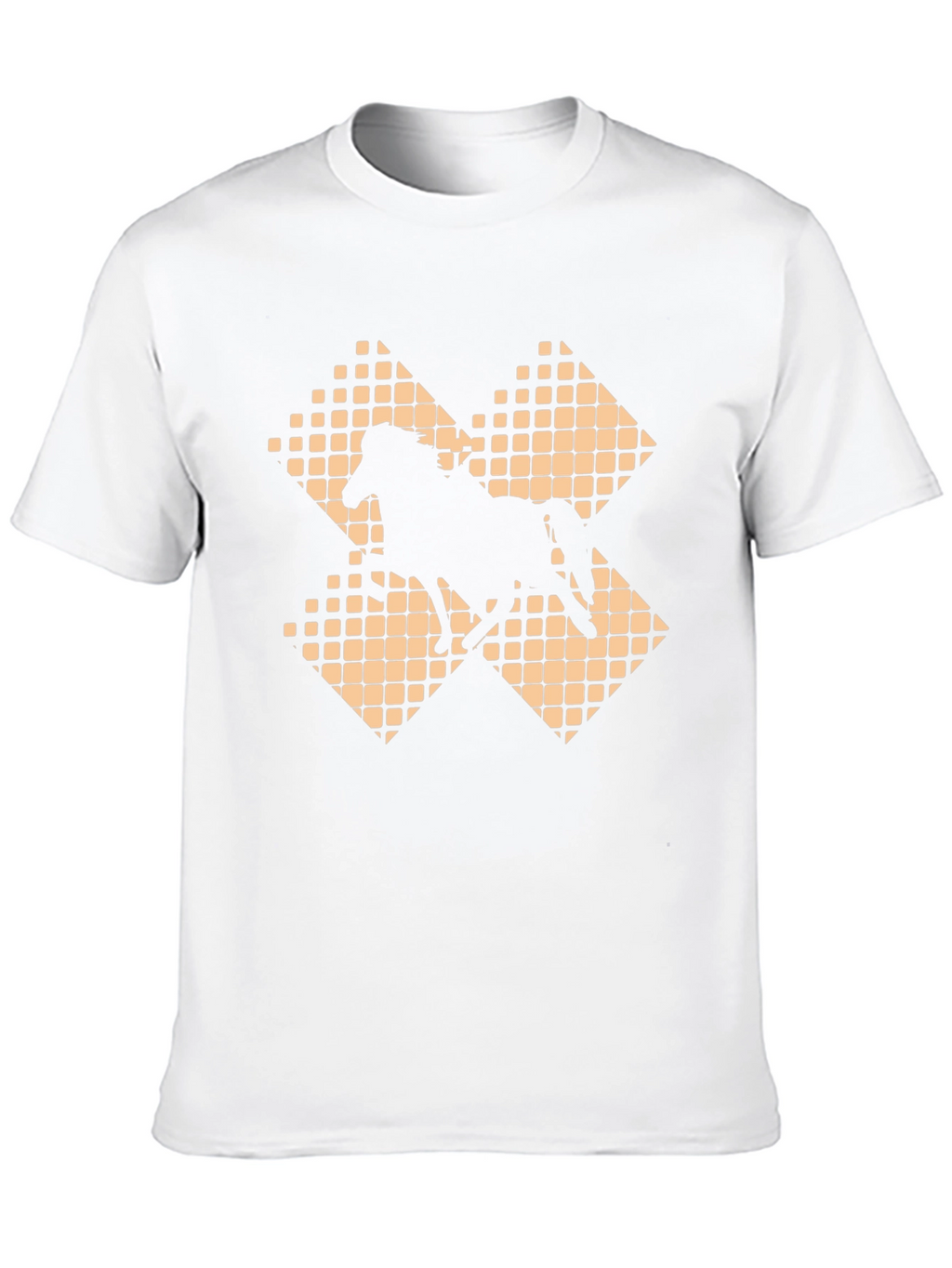 Horse Graphic Tee - Stylish Black Cotton T-Shirt