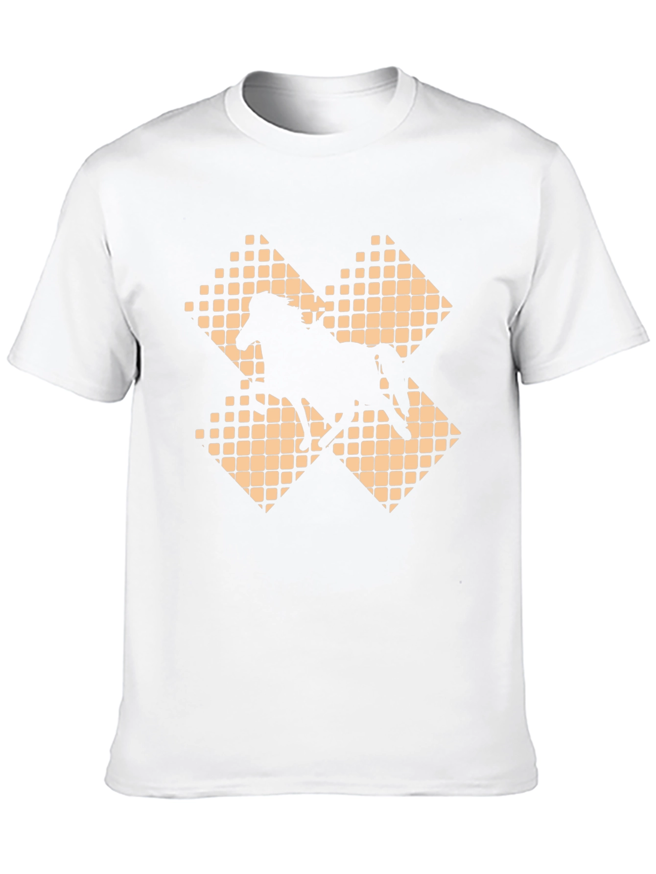 Horse Graphic Tee - Stylish Black Cotton T-Shirt