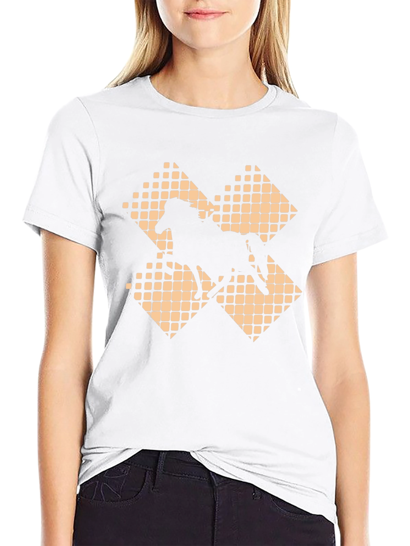 Horse Graphic Tee - Stylish Black Cotton T-Shirt