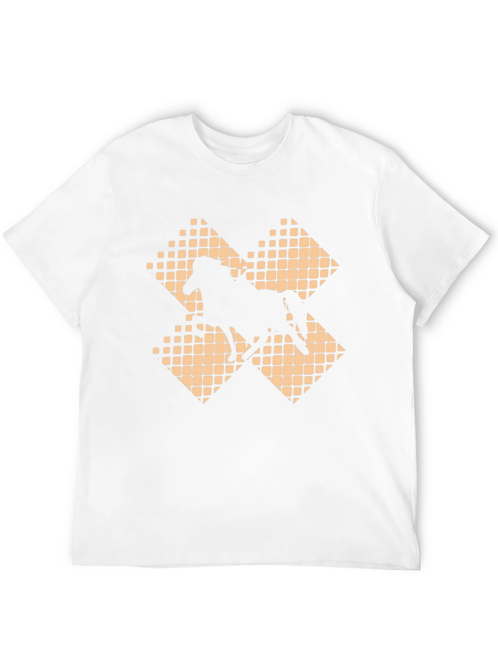 Horse Graphic Tee - Stylish Black Cotton T-Shirt
