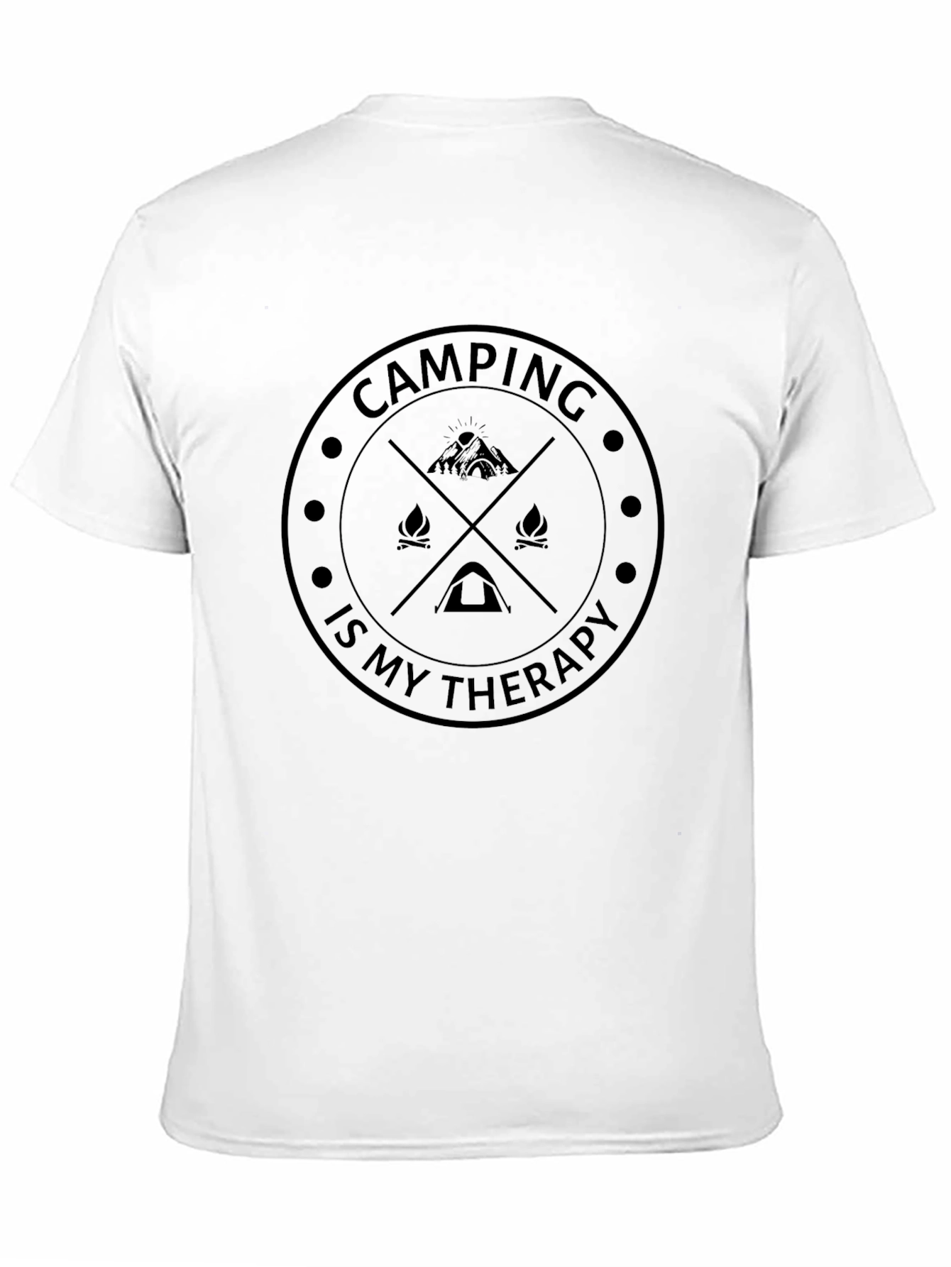 Camping is My Therapy Graphic Tee