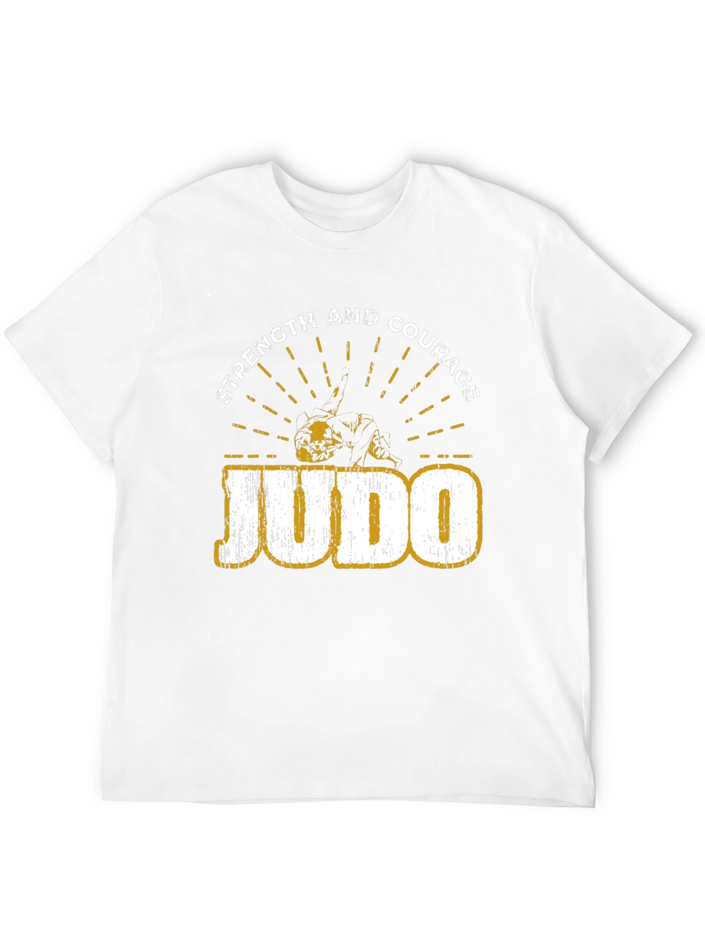 Judo Strength and Courage Graphic T-Shirt