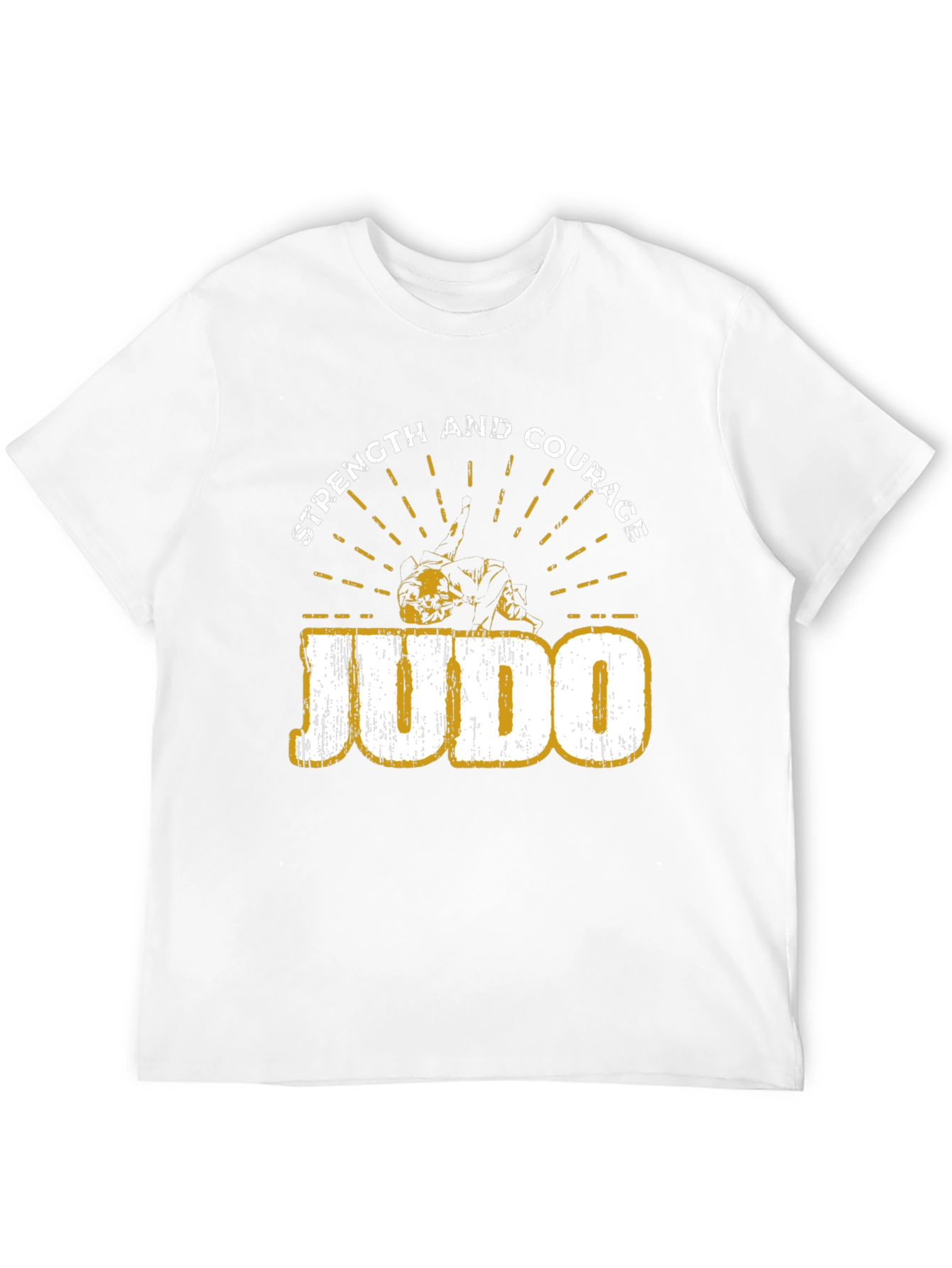 Judo Strength and Courage Graphic T-Shirt