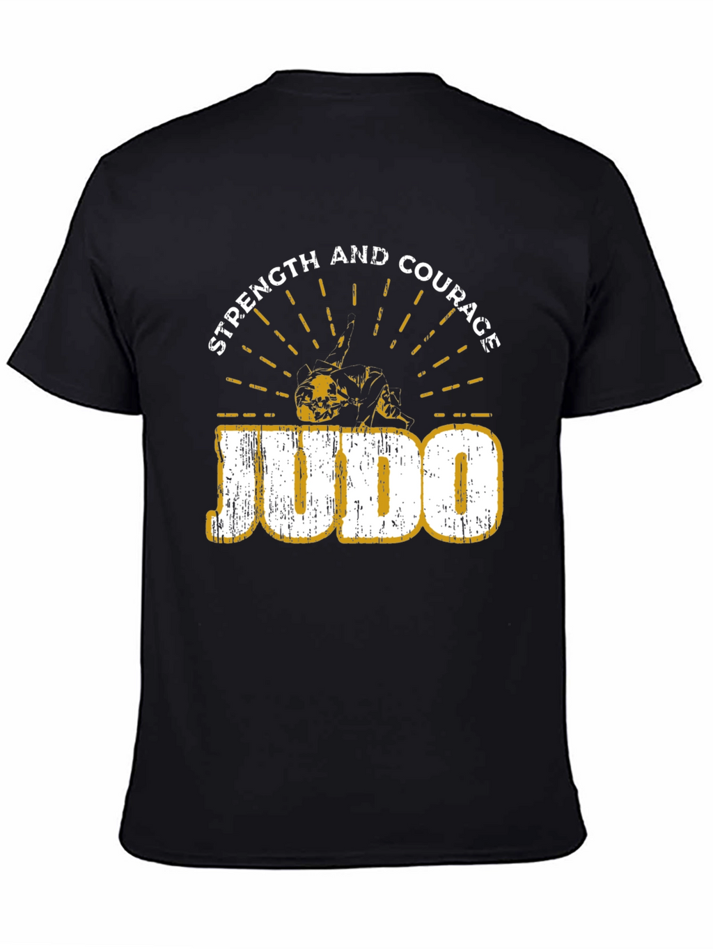 Judo Strength and Courage Graphic T-Shirt