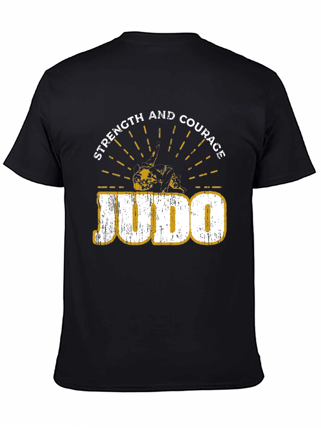 Judo Strength and Courage Graphic T-Shirt