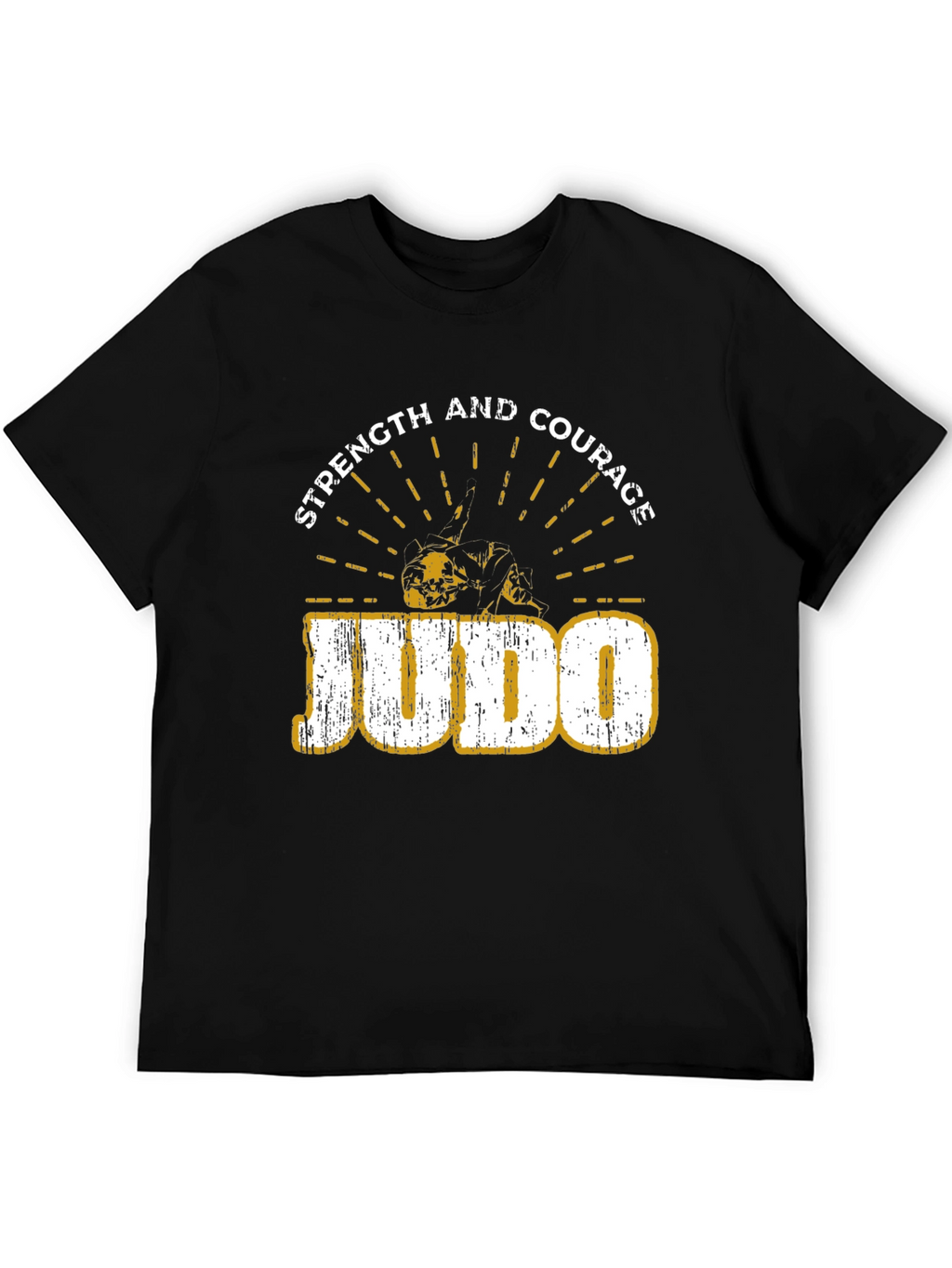 Judo Strength and Courage Graphic T-Shirt