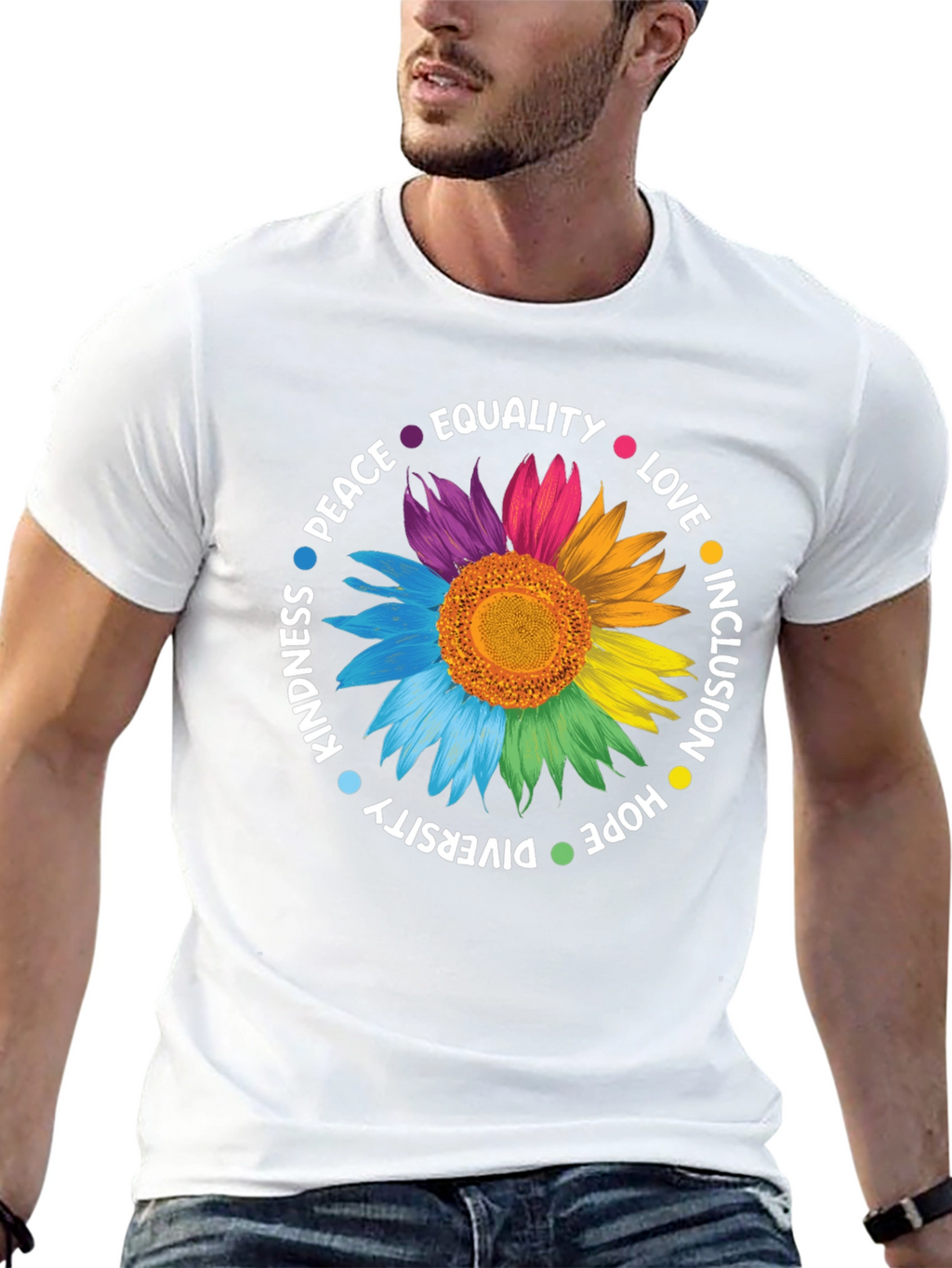 Equality Sunflower Graphic Tee