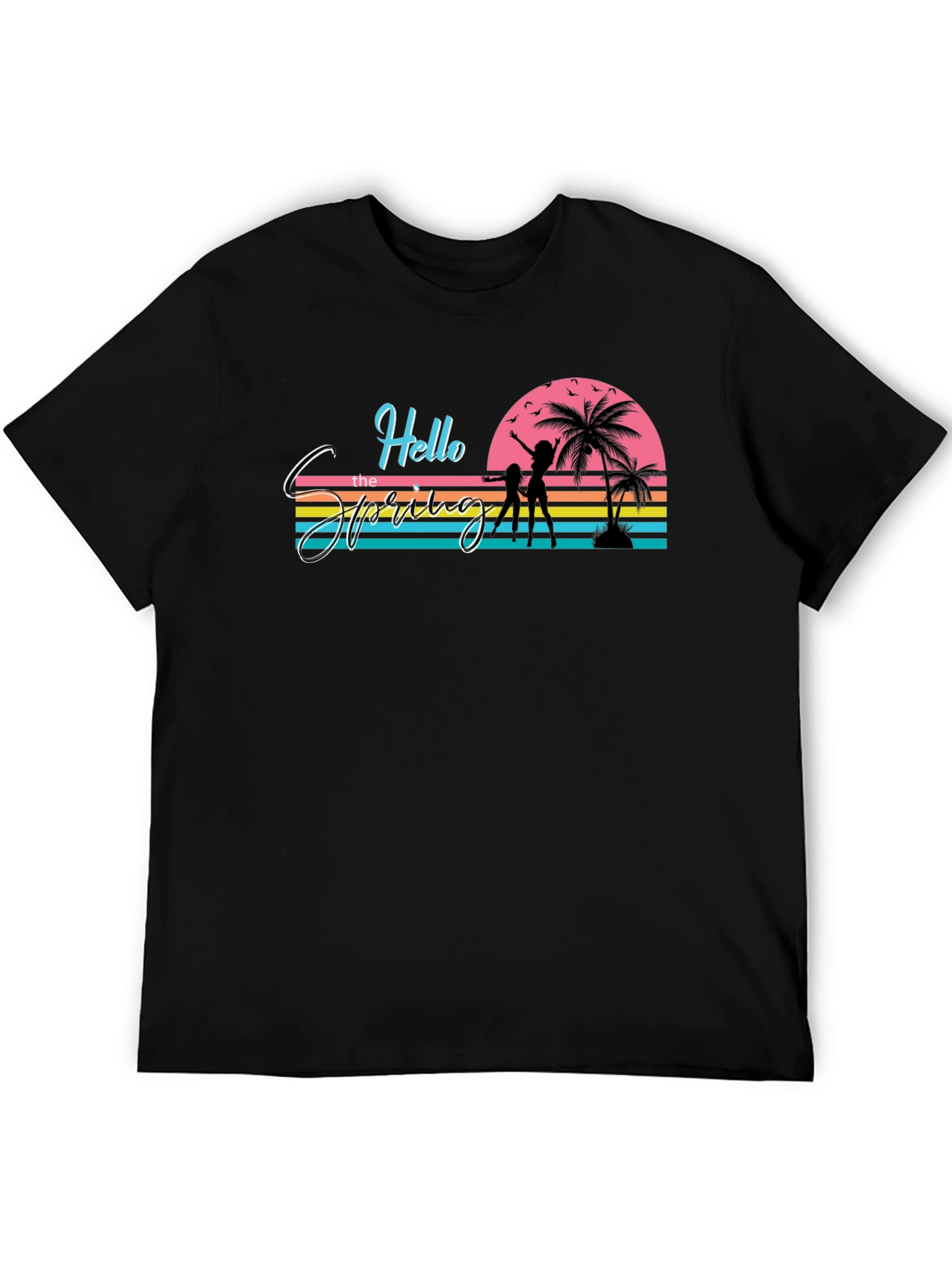 Retro Spring Break T-Shirt - Beach Vibes