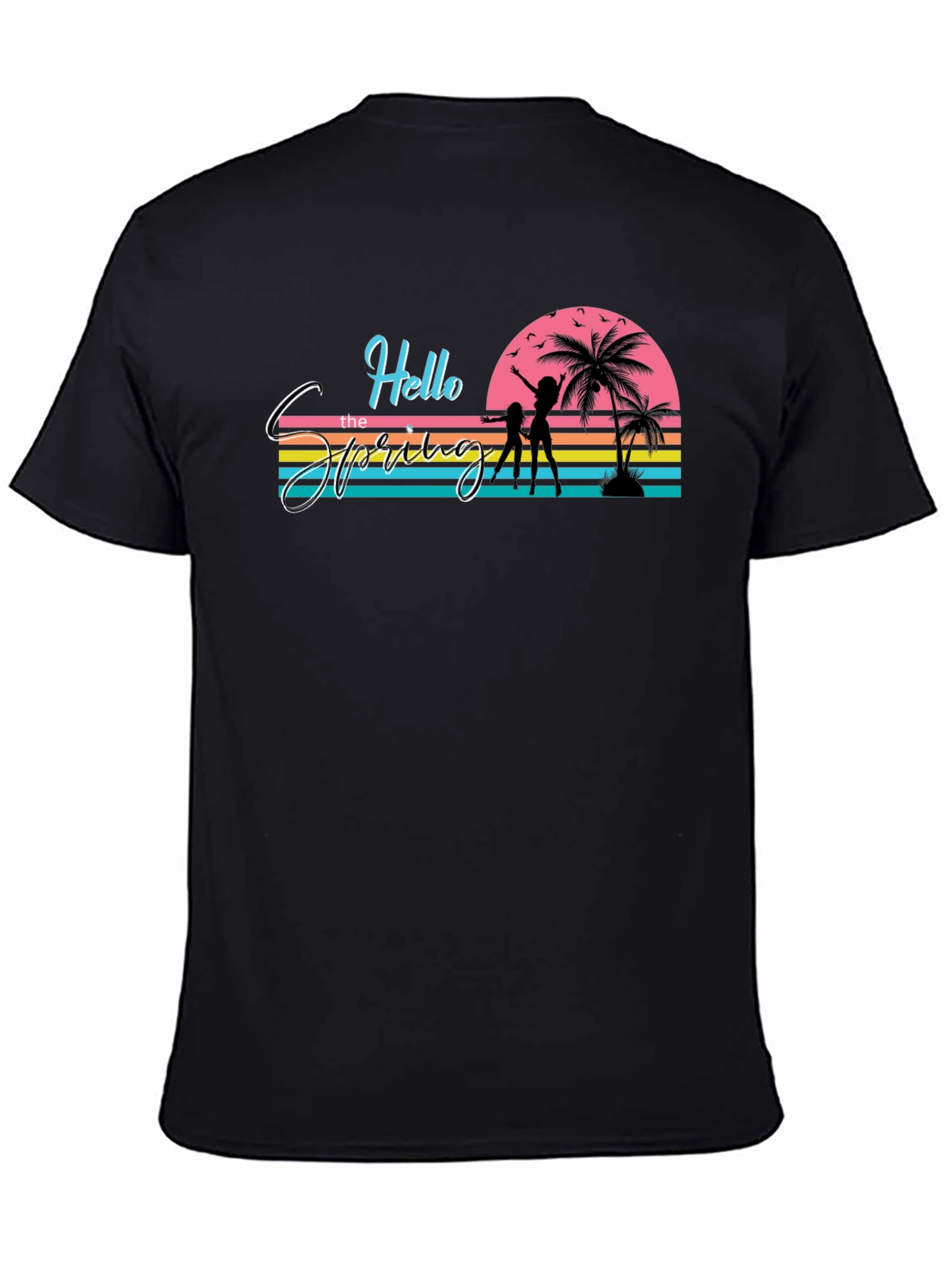 Retro Spring Break T-Shirt - Beach Vibes