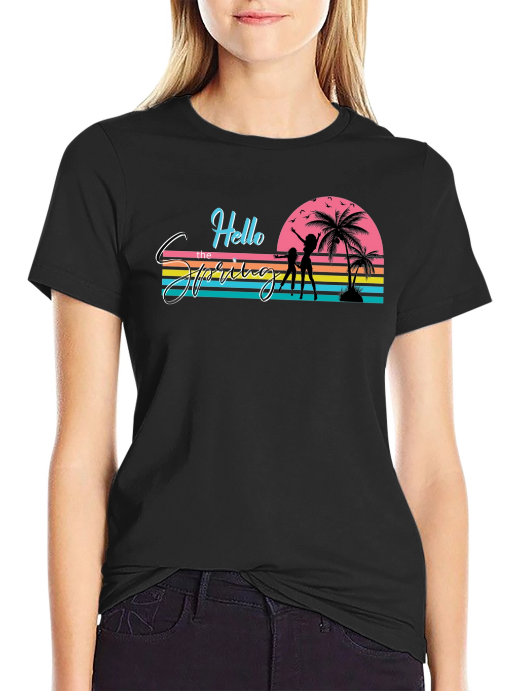 Retro Spring Break T-Shirt - Beach Vibes