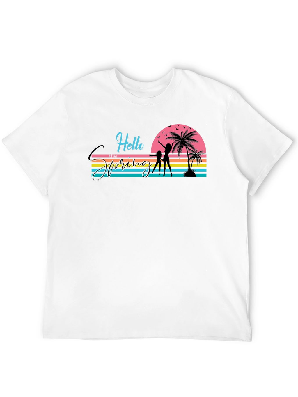 Retro Spring Break T-Shirt - Beach Vibes